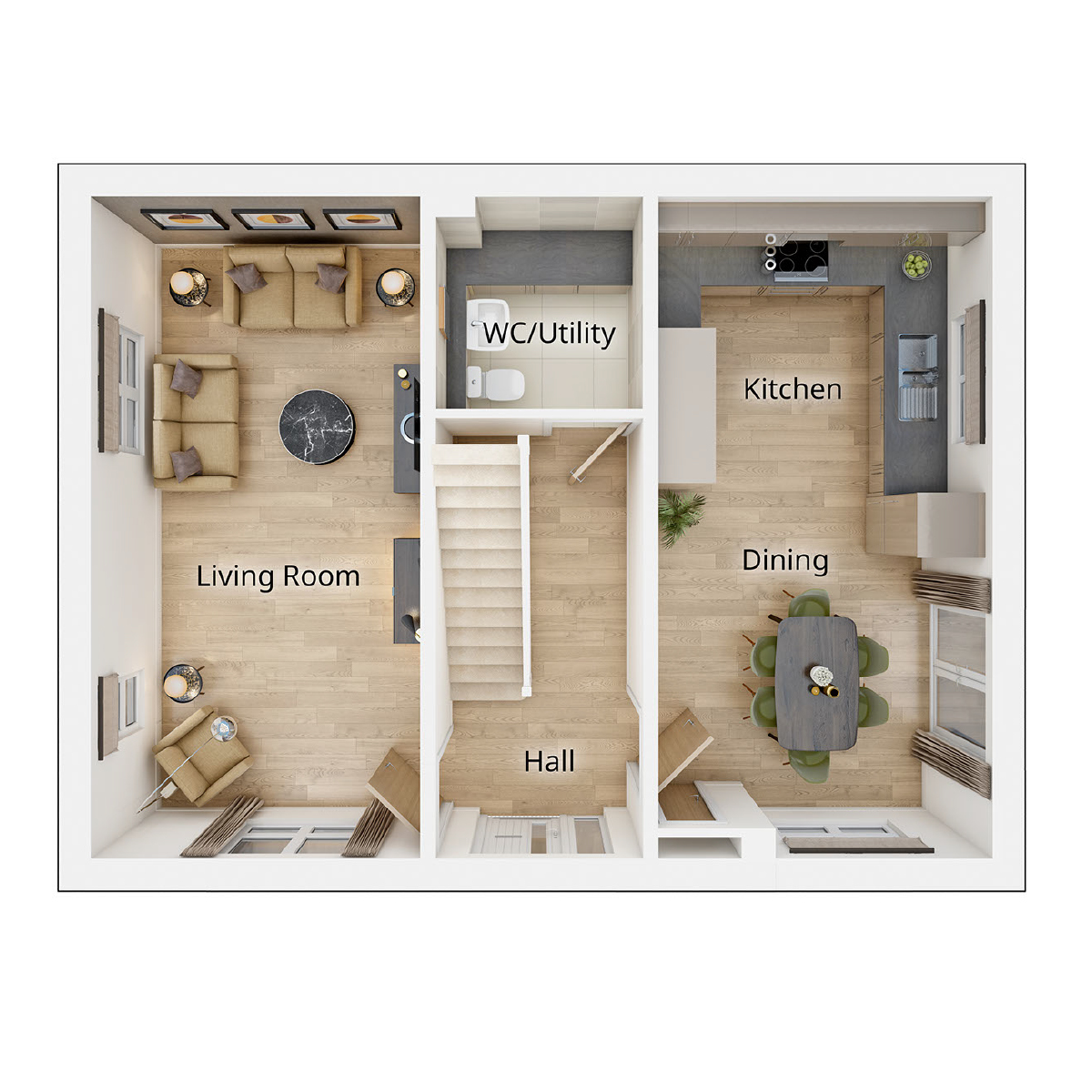 The Plumdale Ground Floor Plan
