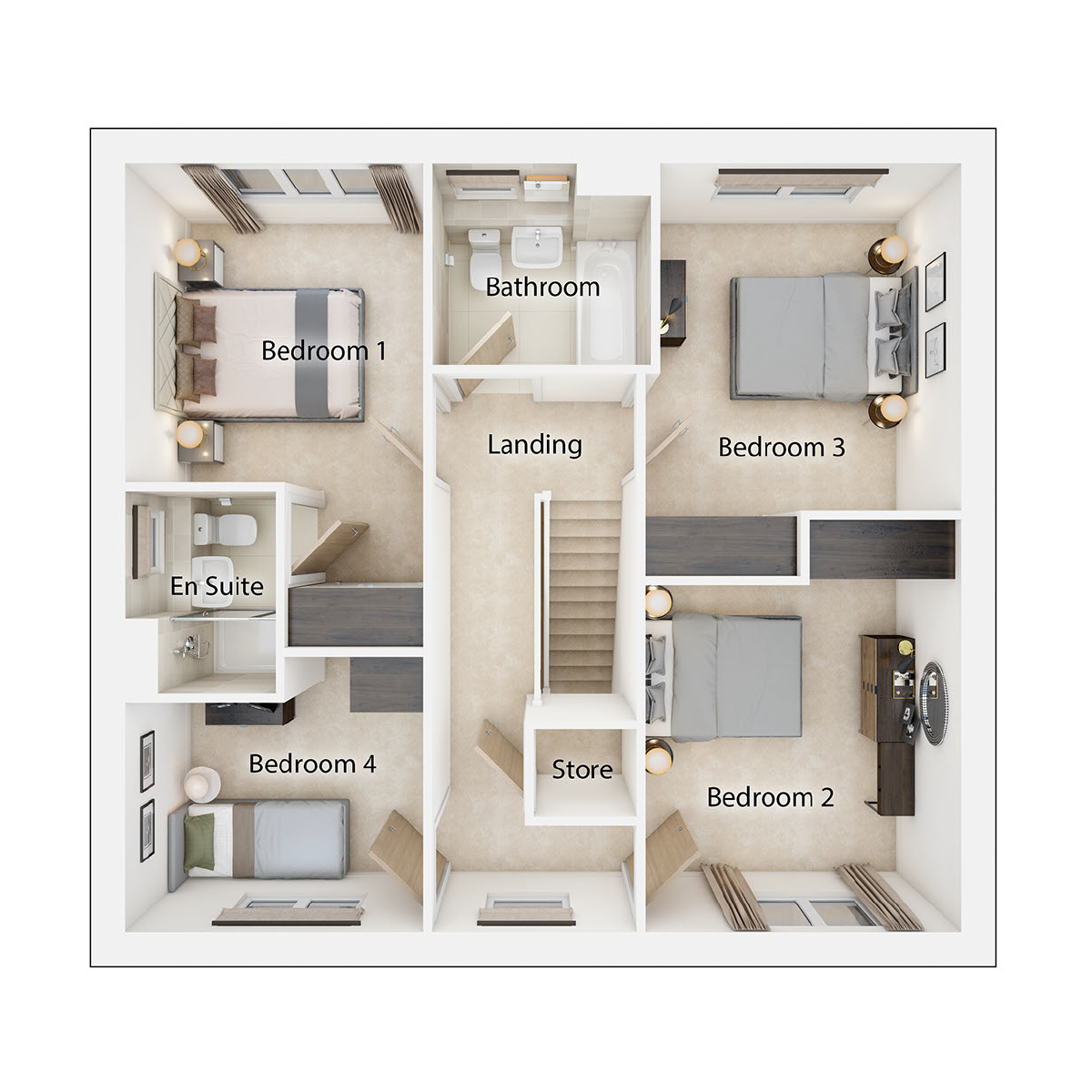 The Rightford First Floor Plan