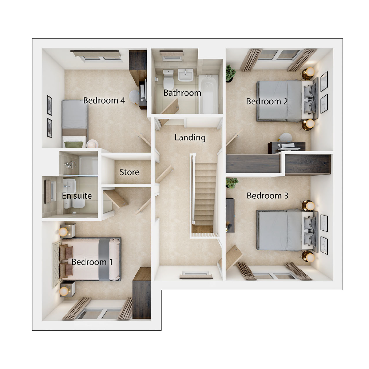 The Shilford First Floor Plan