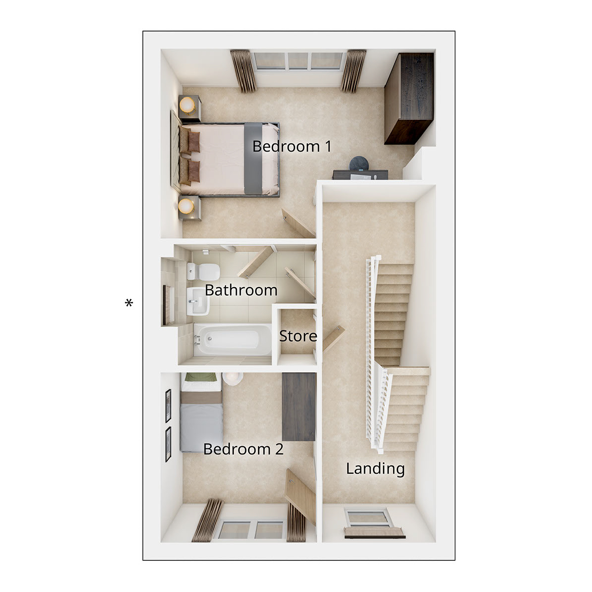 The Trelton First Floor Plan