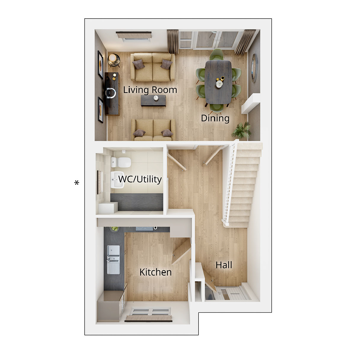 The Trelton Ground Floor Plan