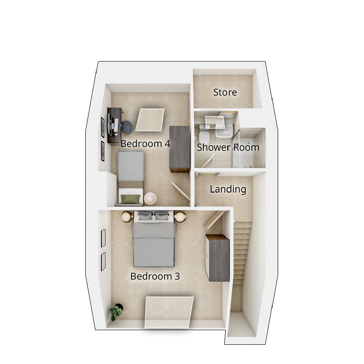 The Trelton Second Floor Plan