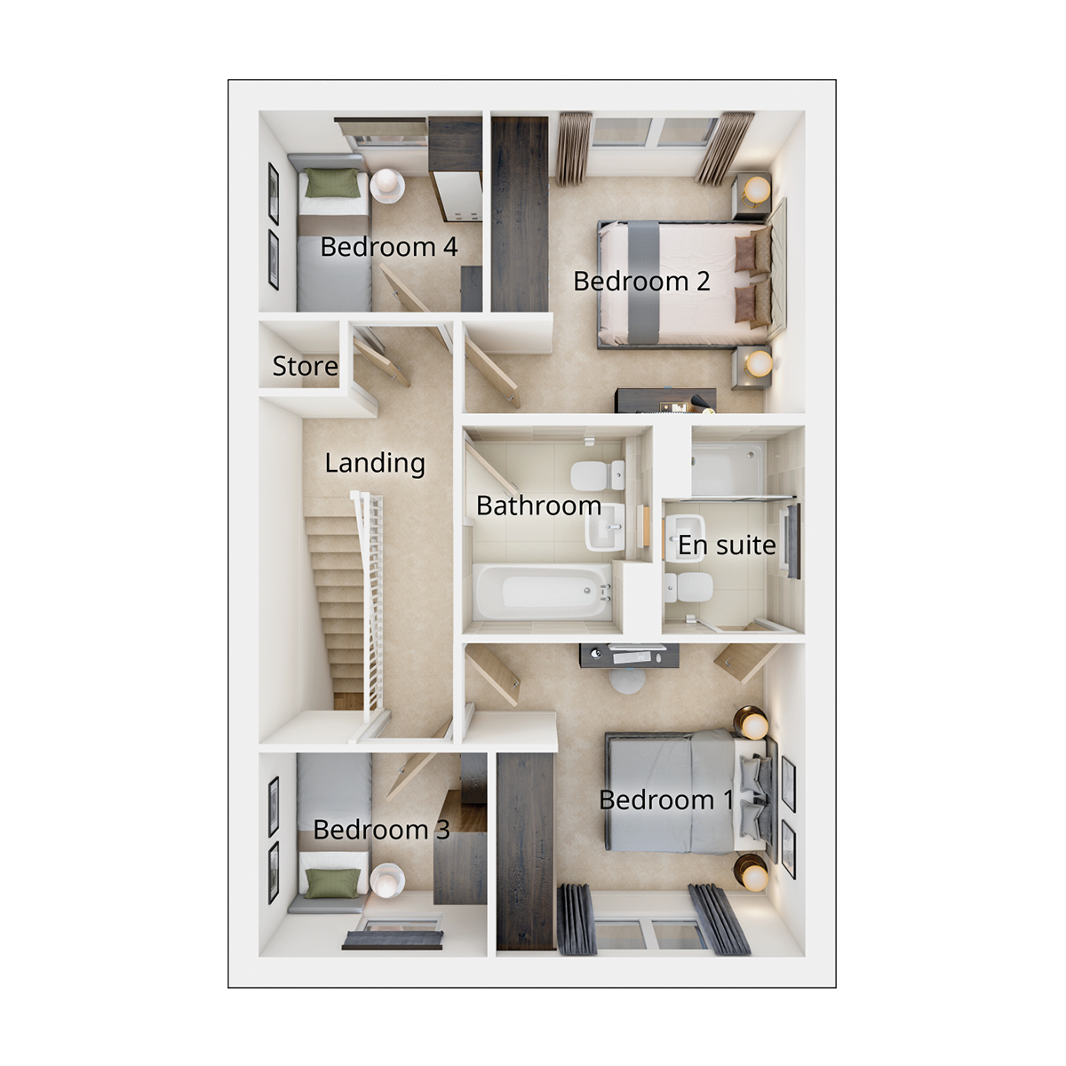 The Ayleford First Floor Plan