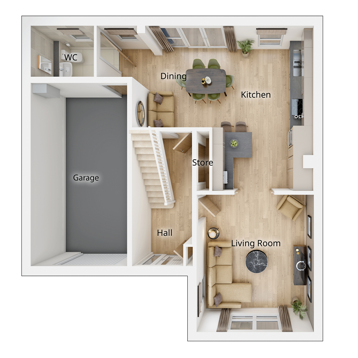 The Kitham Ground Floor Plan