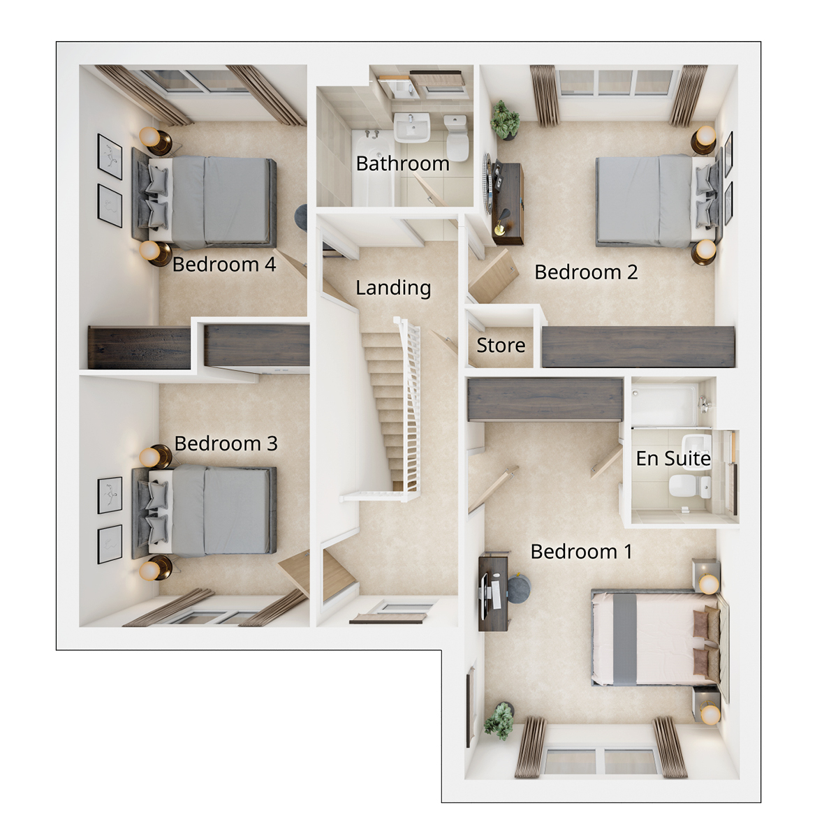 The Kitham First Floor Plan