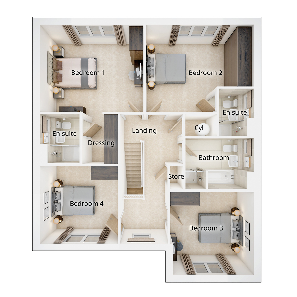 The Elterham First Floor Plan