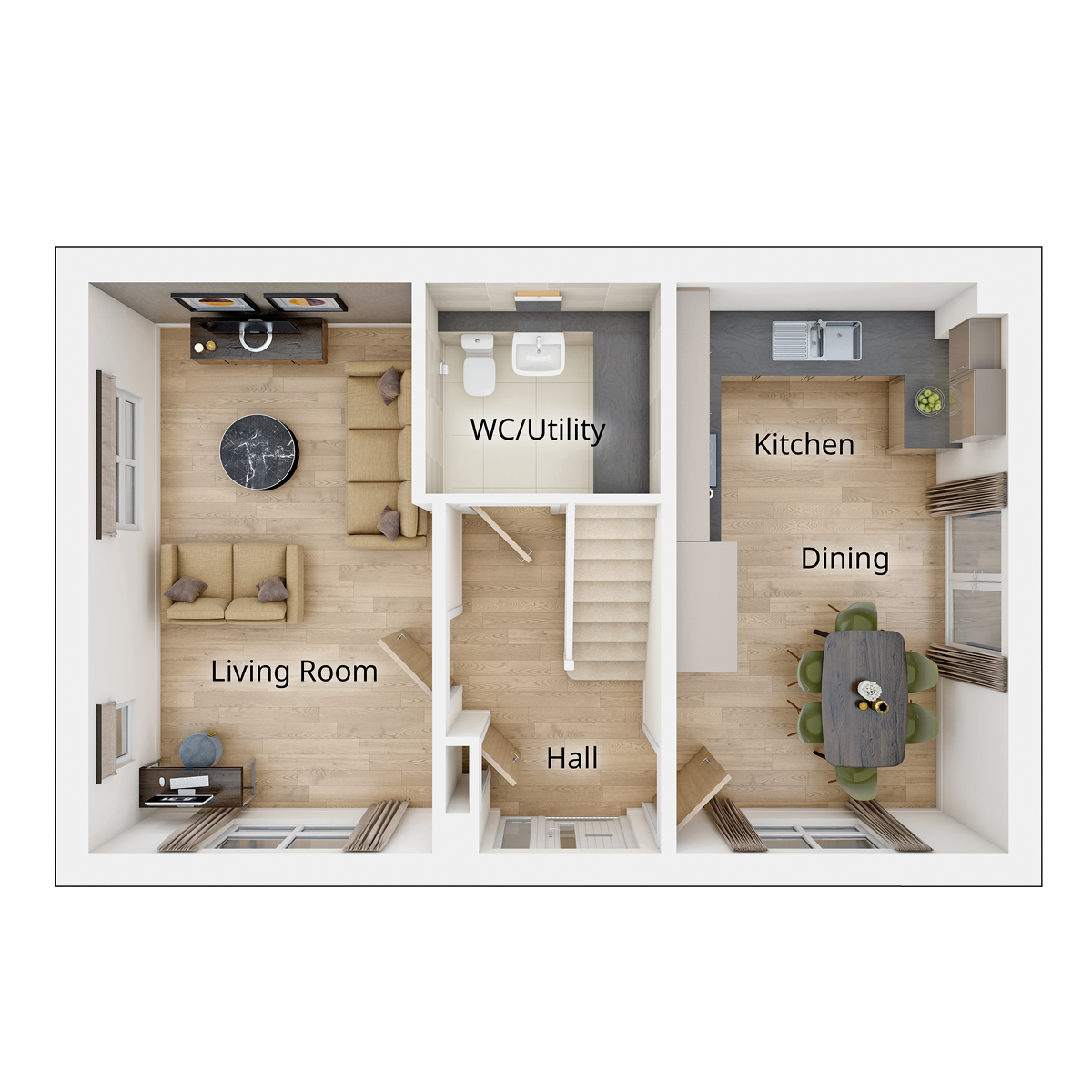 The Aynesdale Ground Floor Plan
