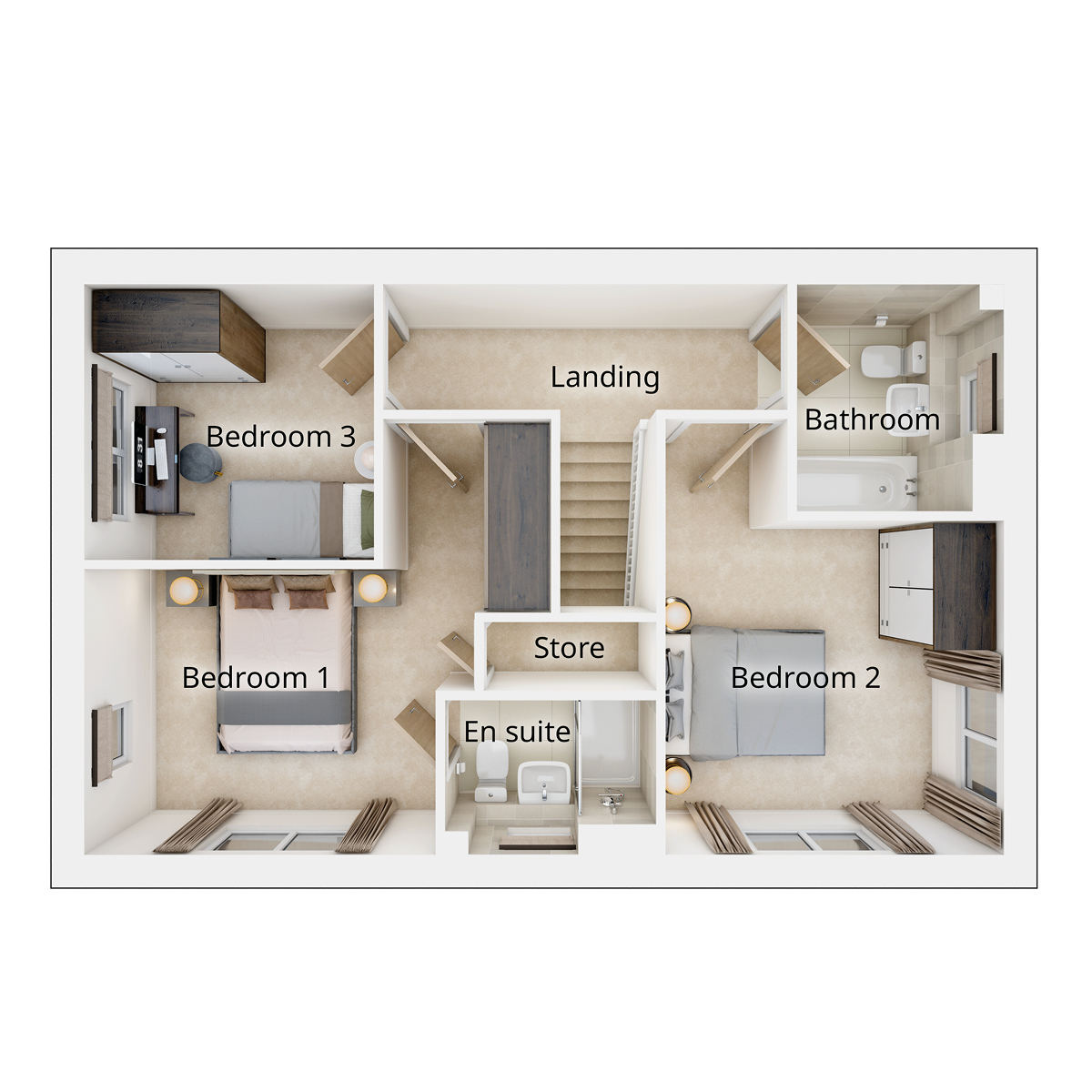 The Aynesdale First Floor Plan