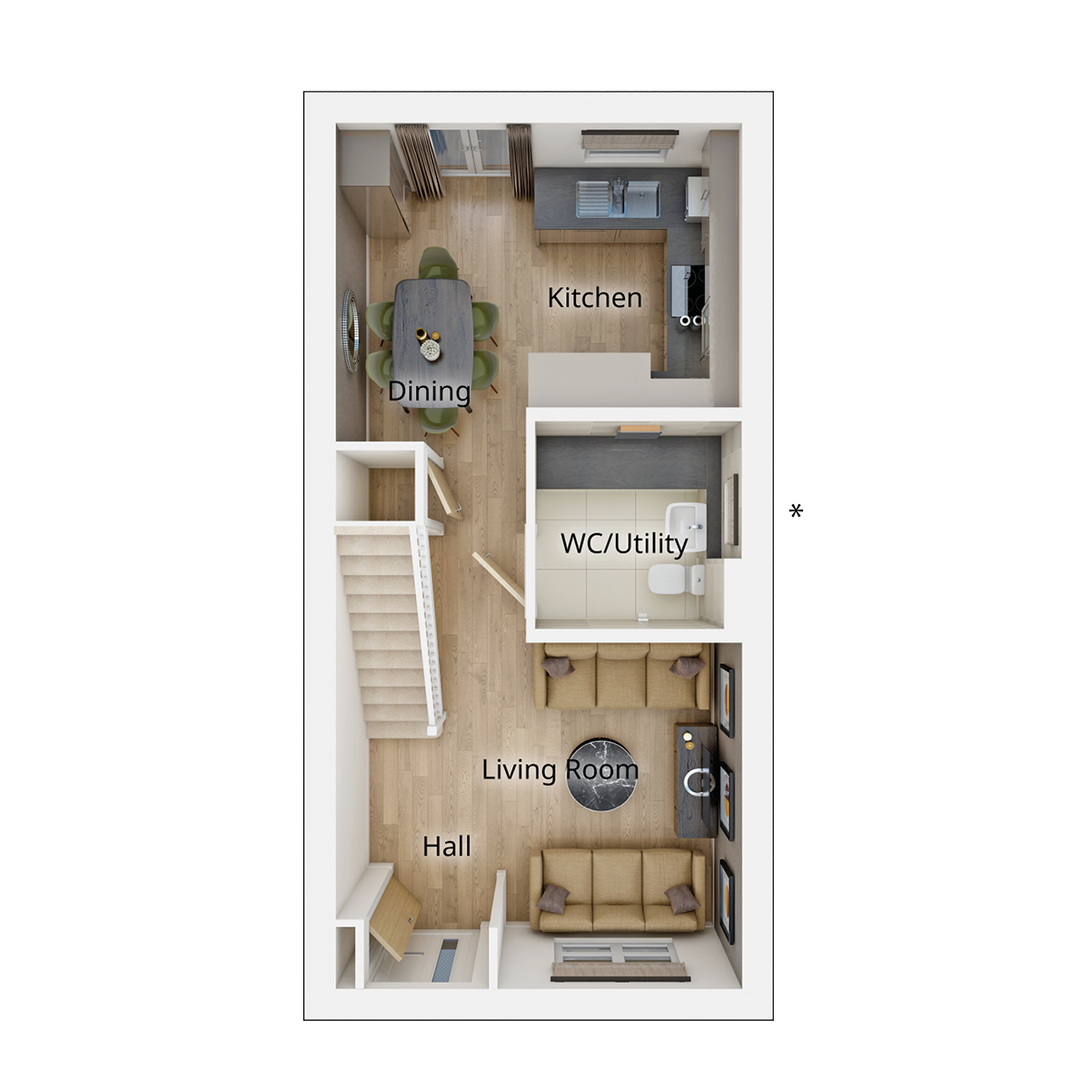 The Ambleford Ground Floor Plan