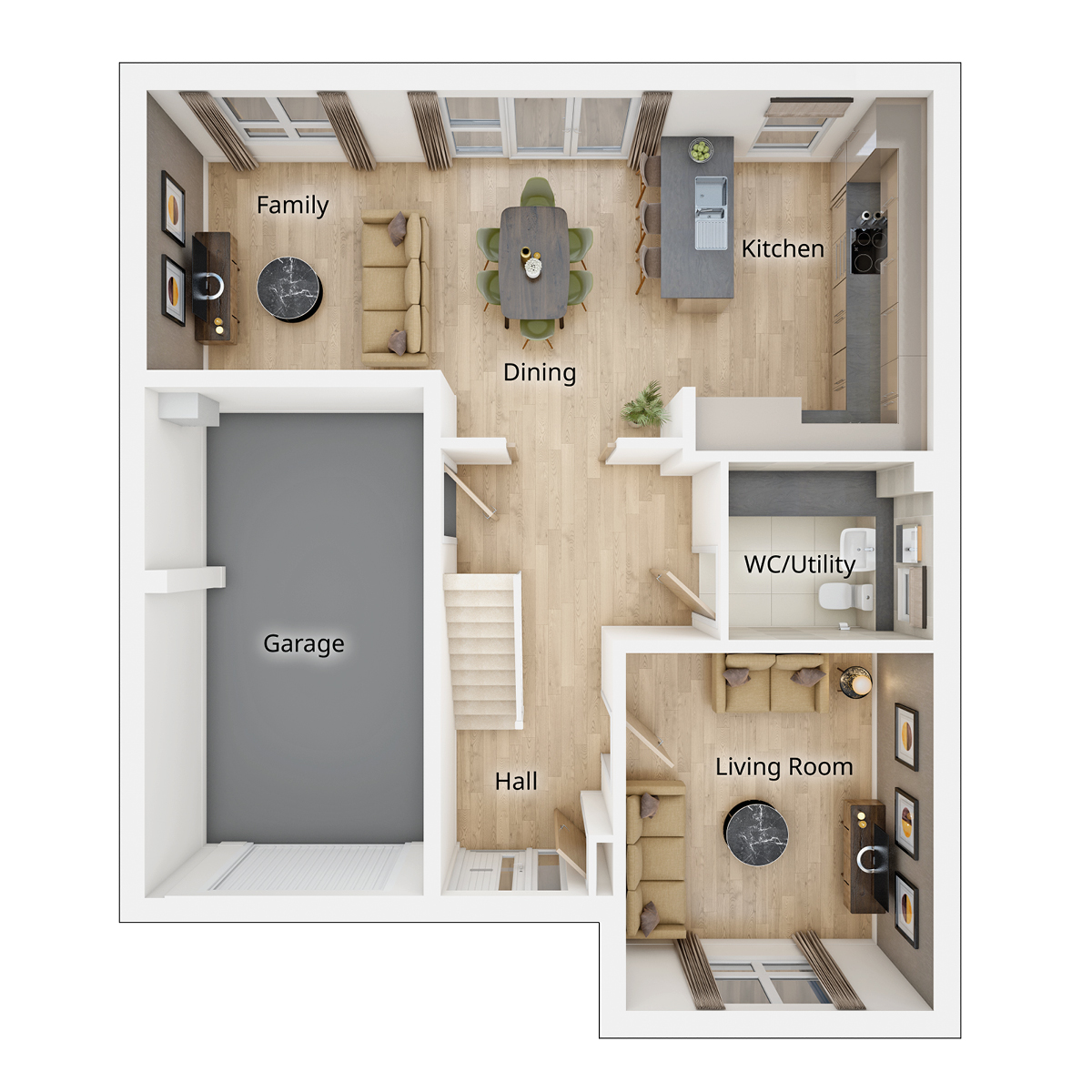 The Elterham Ground Floor Plan