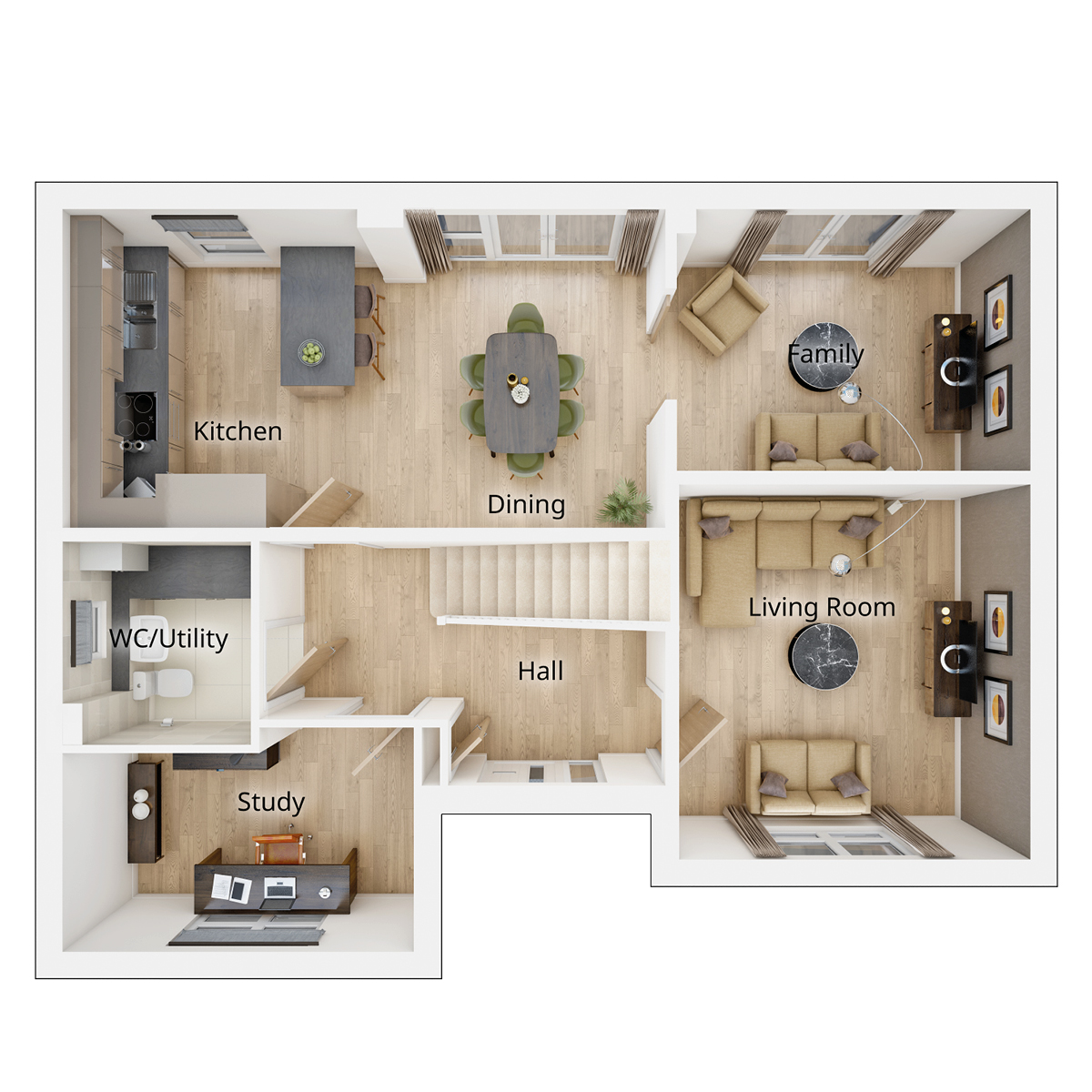The Raynford floor plan