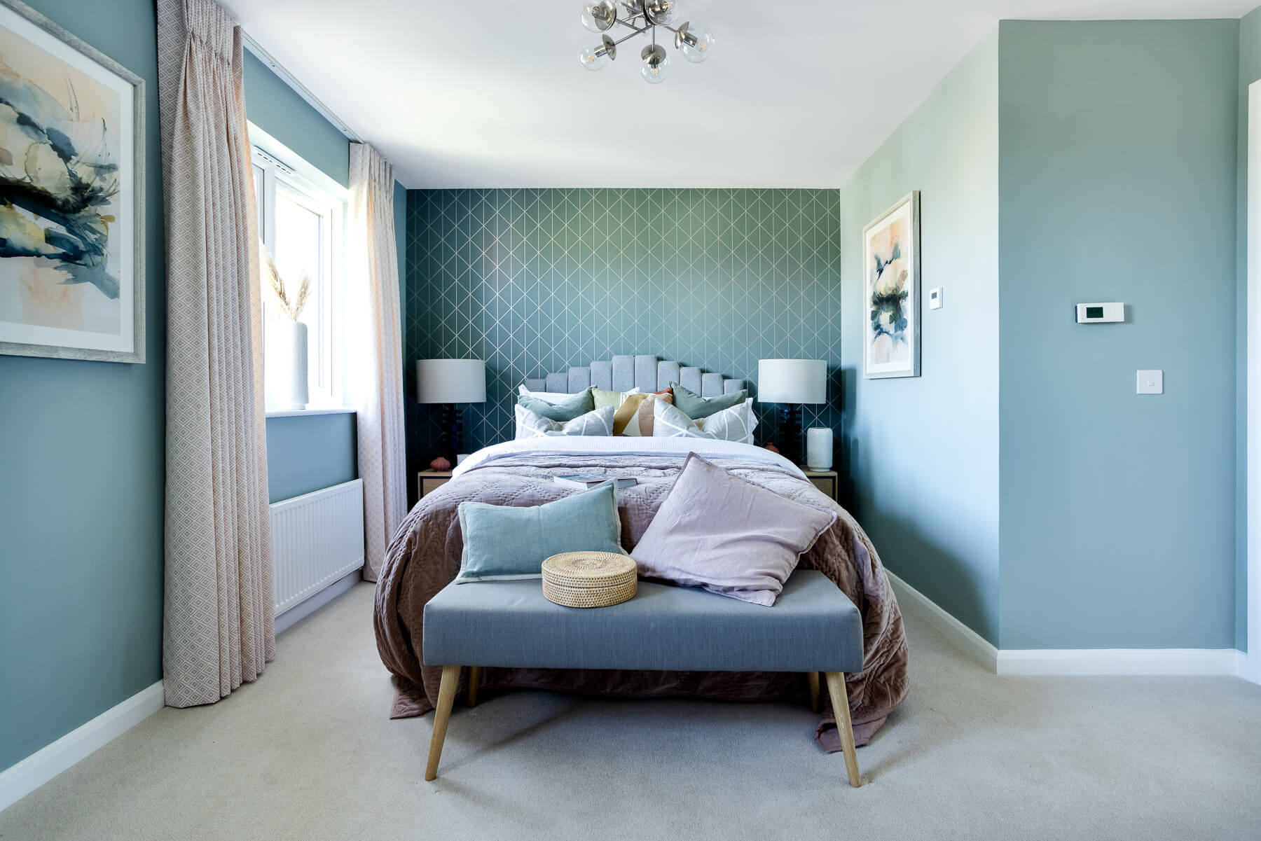 Bedroom one in the Baxter home