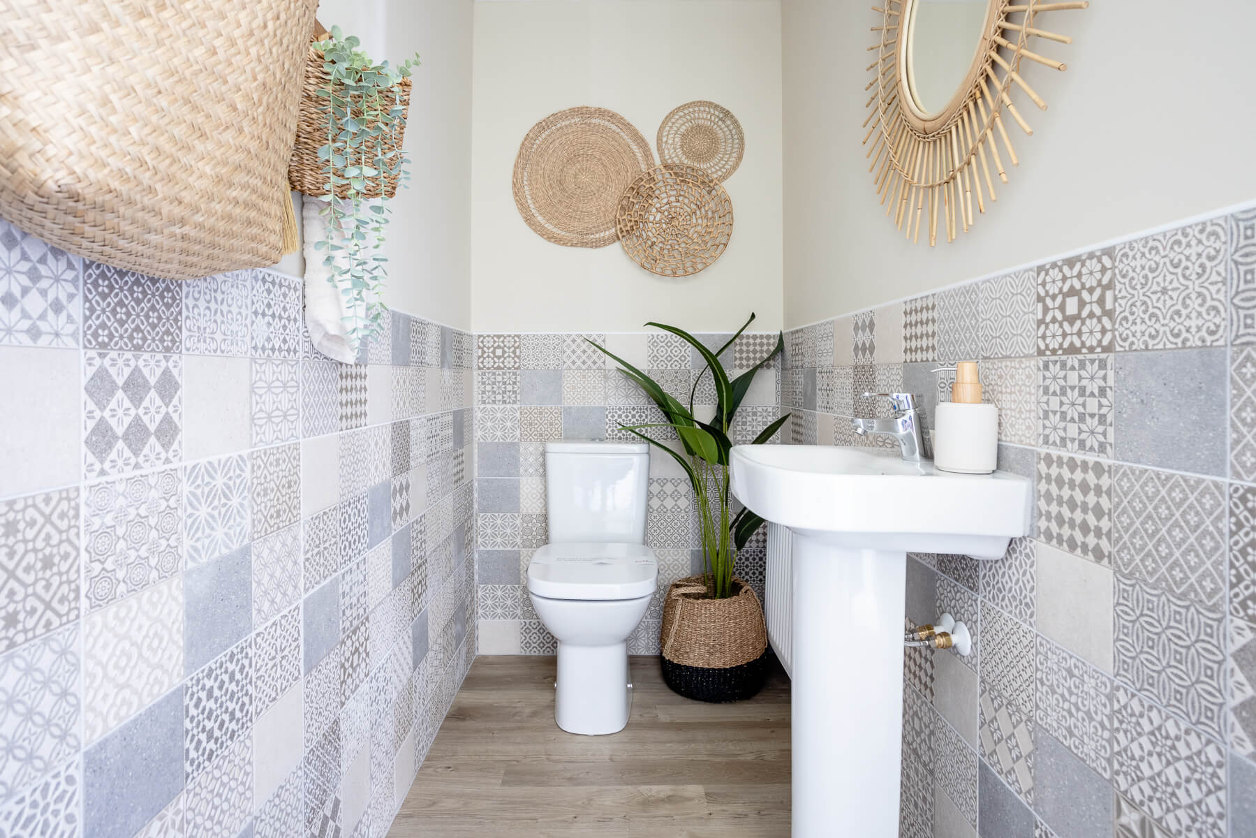 The downstairs toilet in the Fraser home