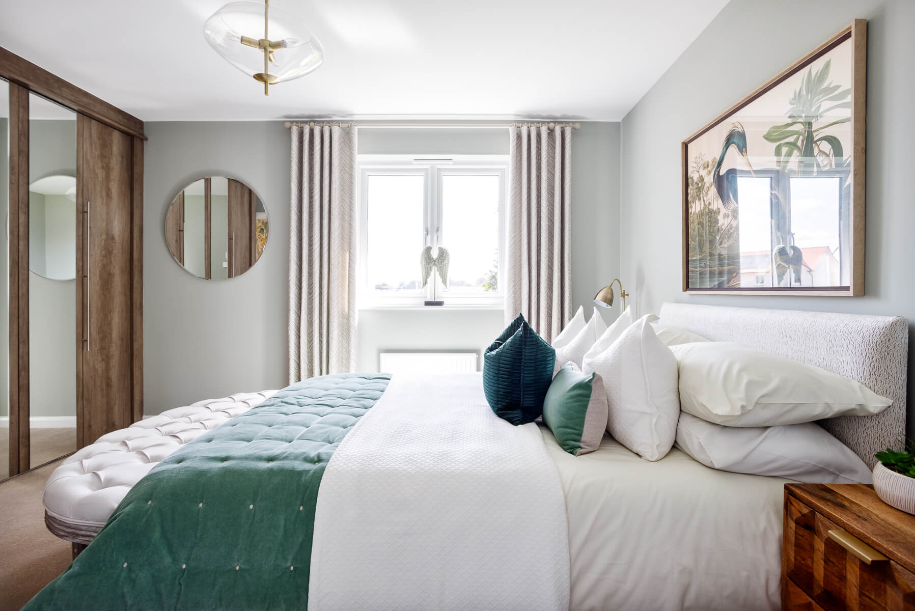 Bedroom one in the Fraser home