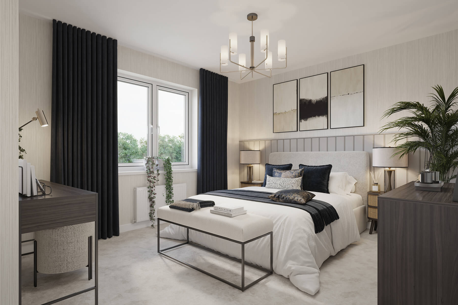 An example of the Raynford bedroom 1