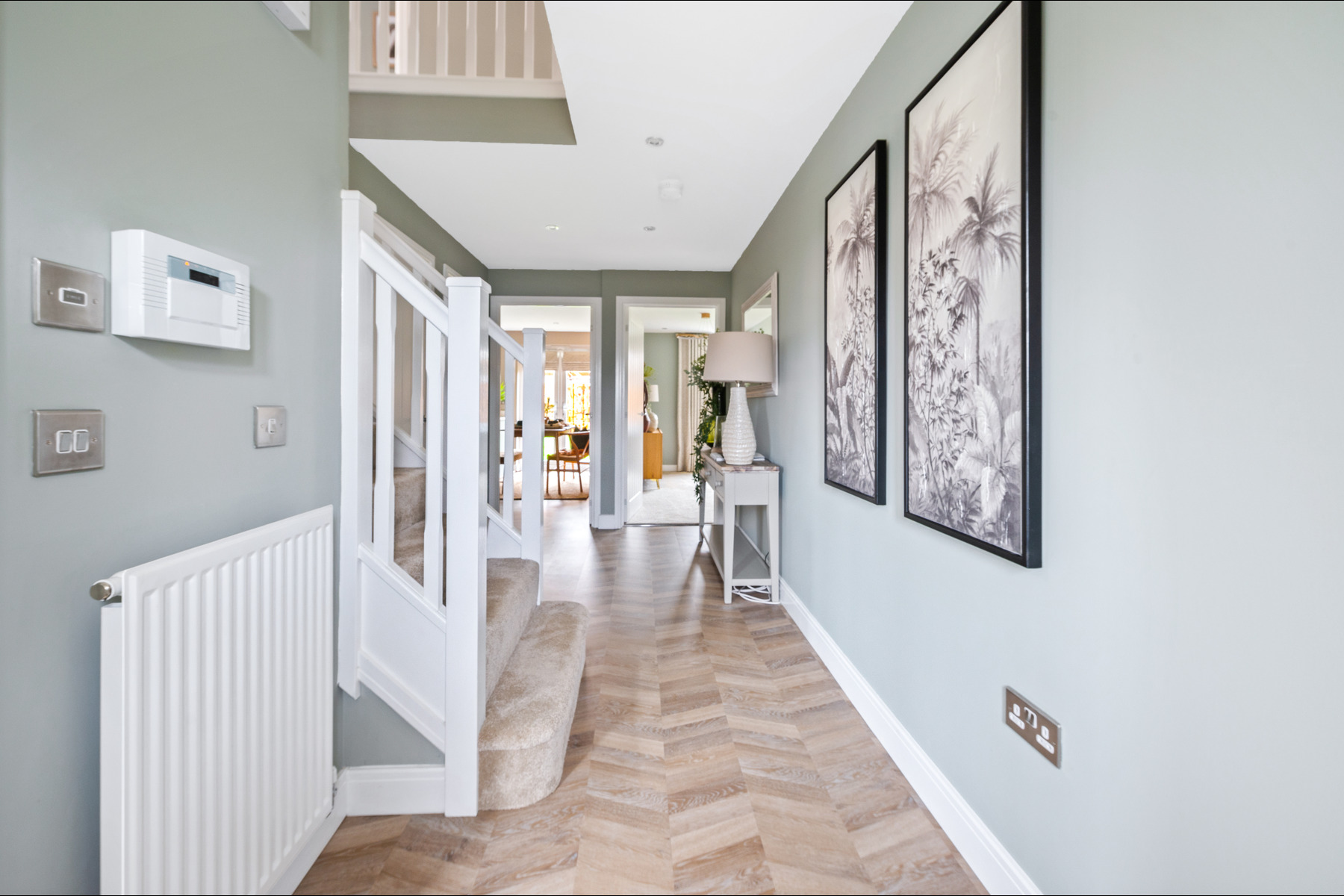 Hallway in The Stewart home