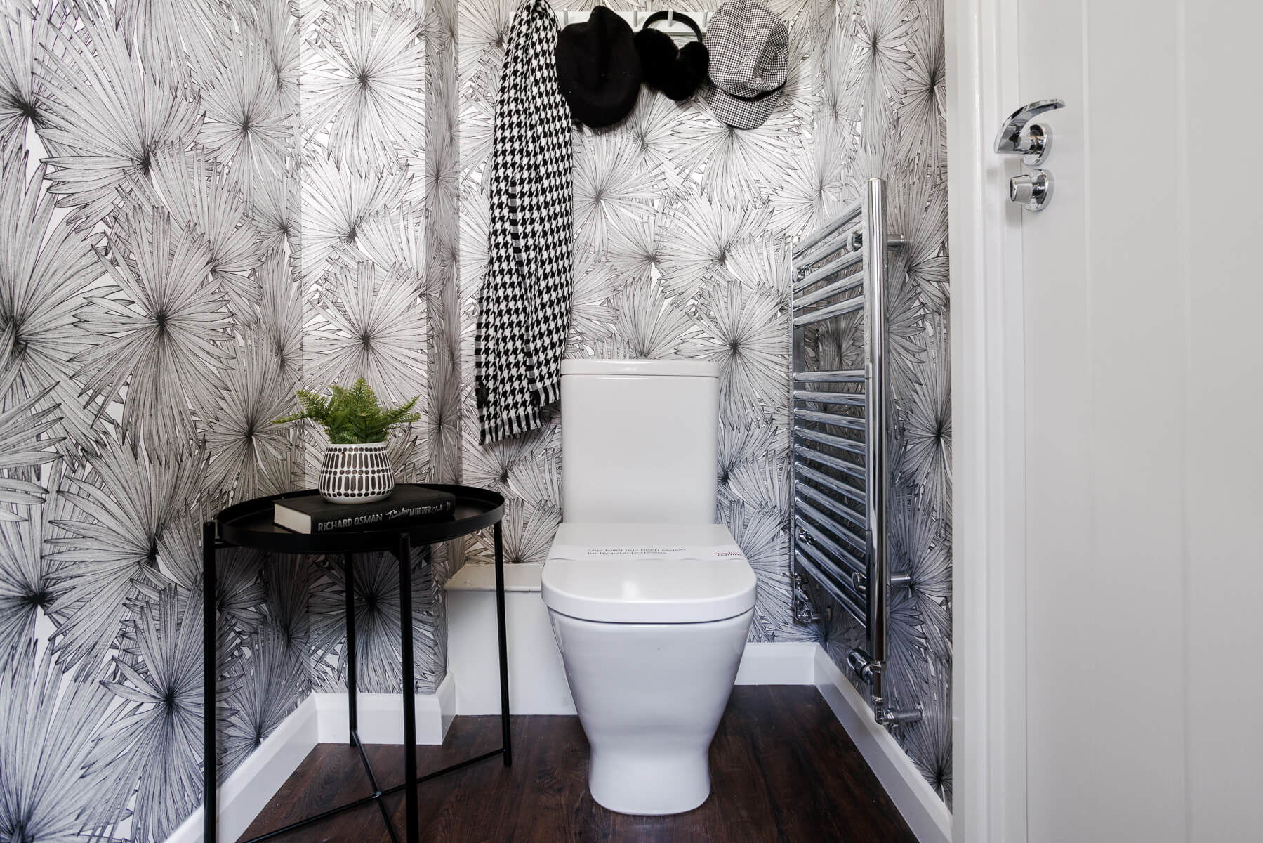 Downstairs toilet in the Wallace home