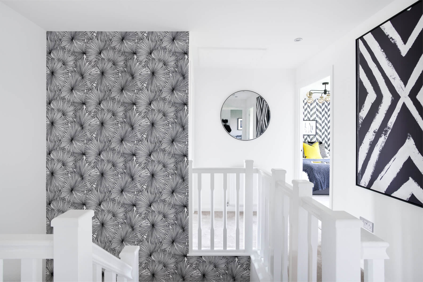 The landing in the Wallace home