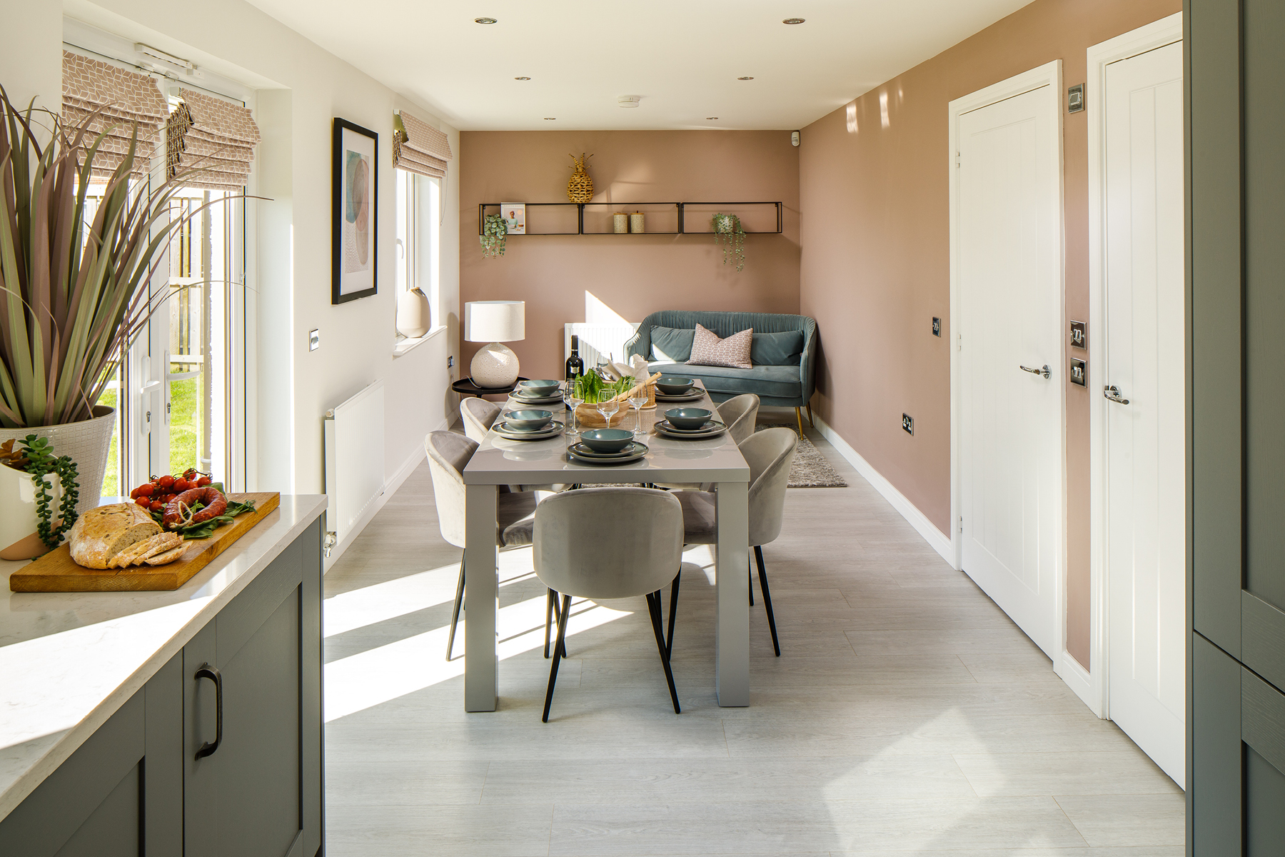 The Geddes kitchen dining room