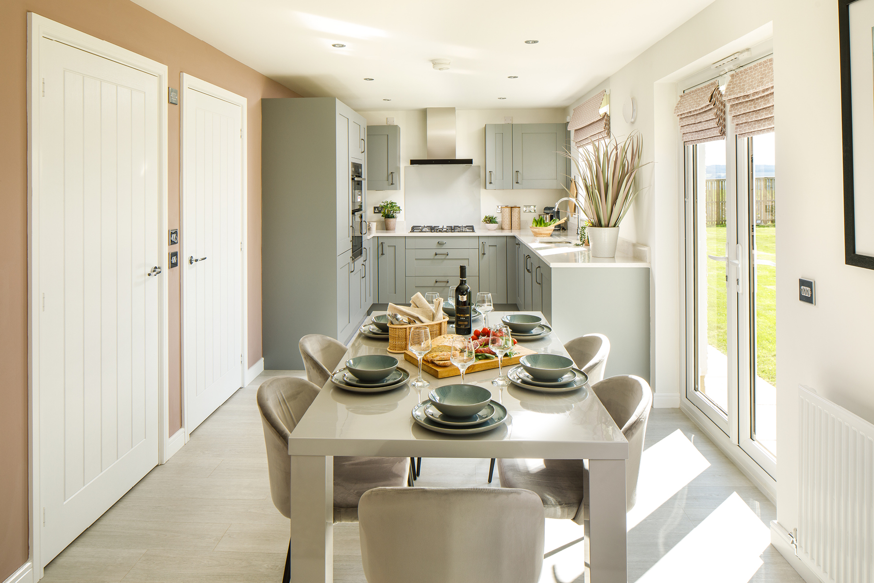 The Geddes kitchen dining room