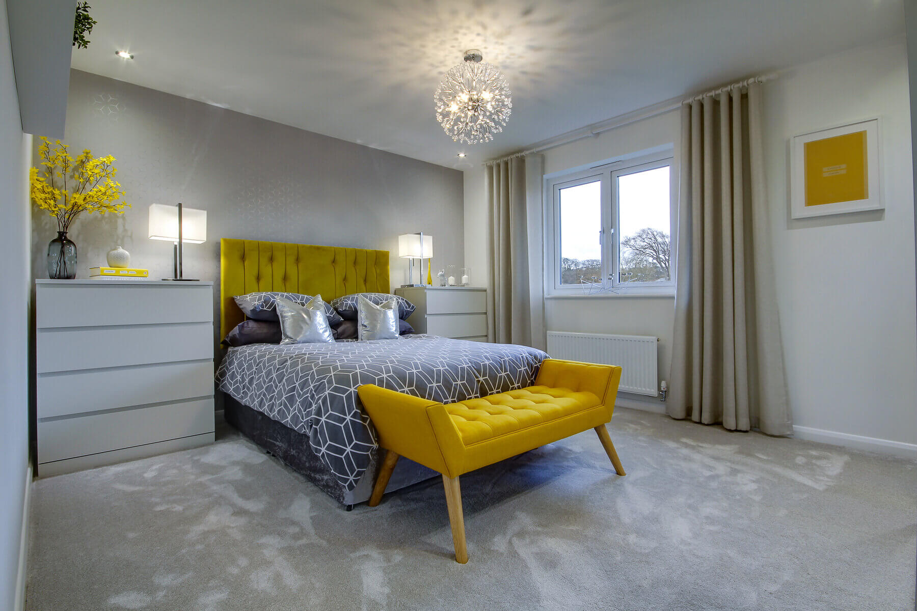 Bedroom two in the Lewis home