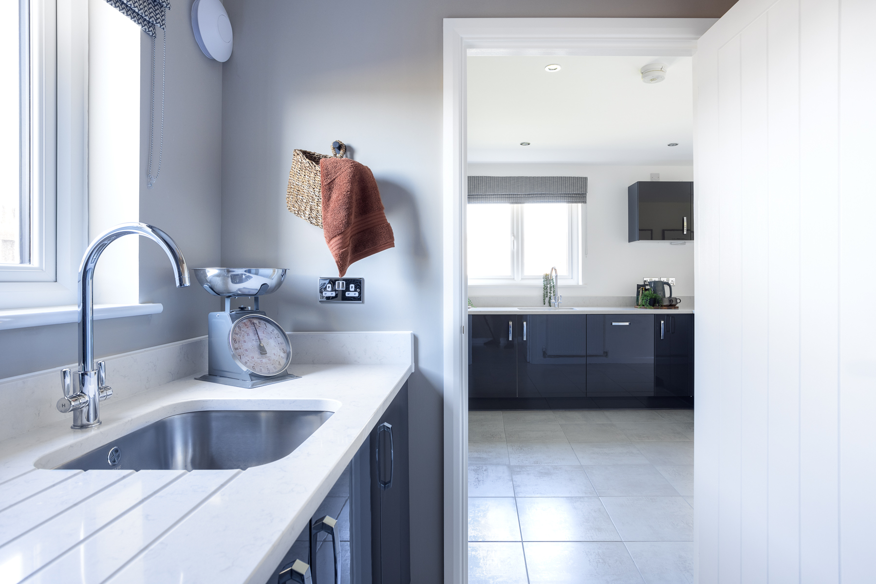 Utility room in the Maxwell home