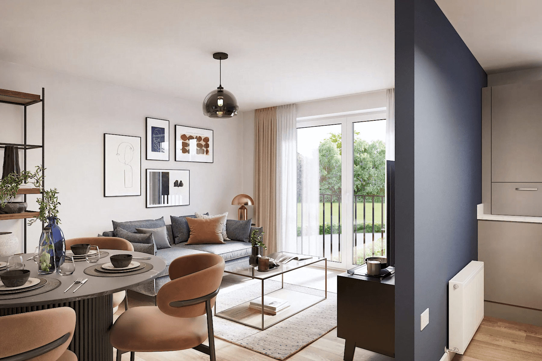 The Nicol apartment internal