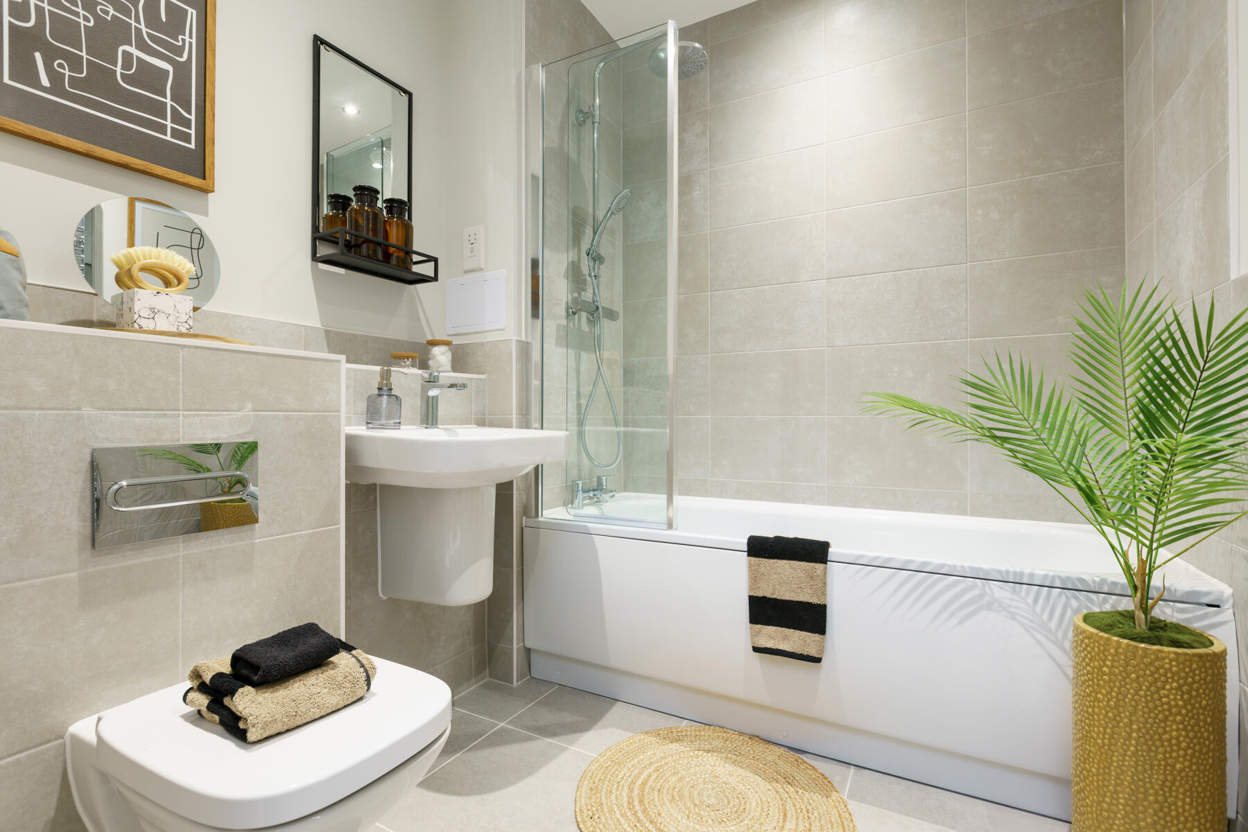 Apartment example bathroom