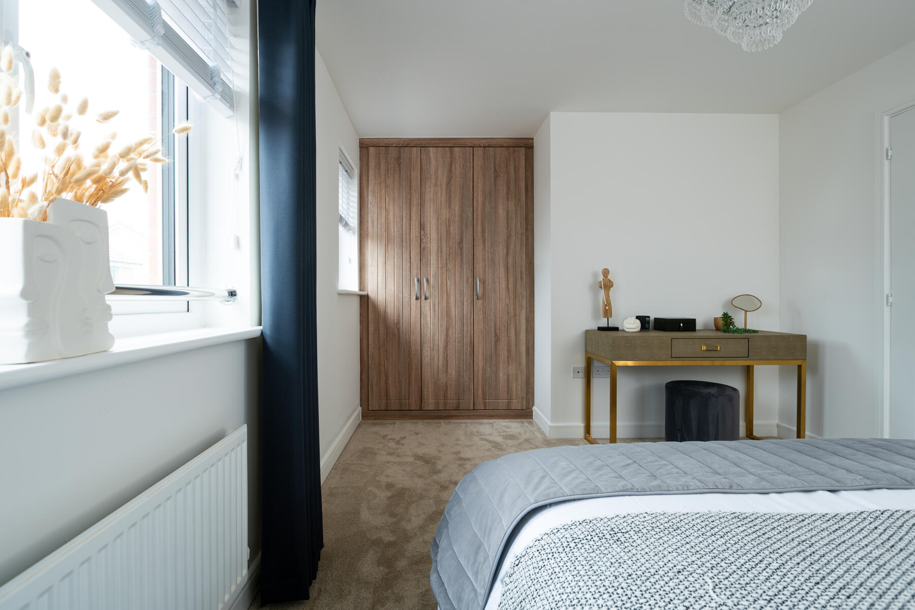 Lots of room for bedroom furniture