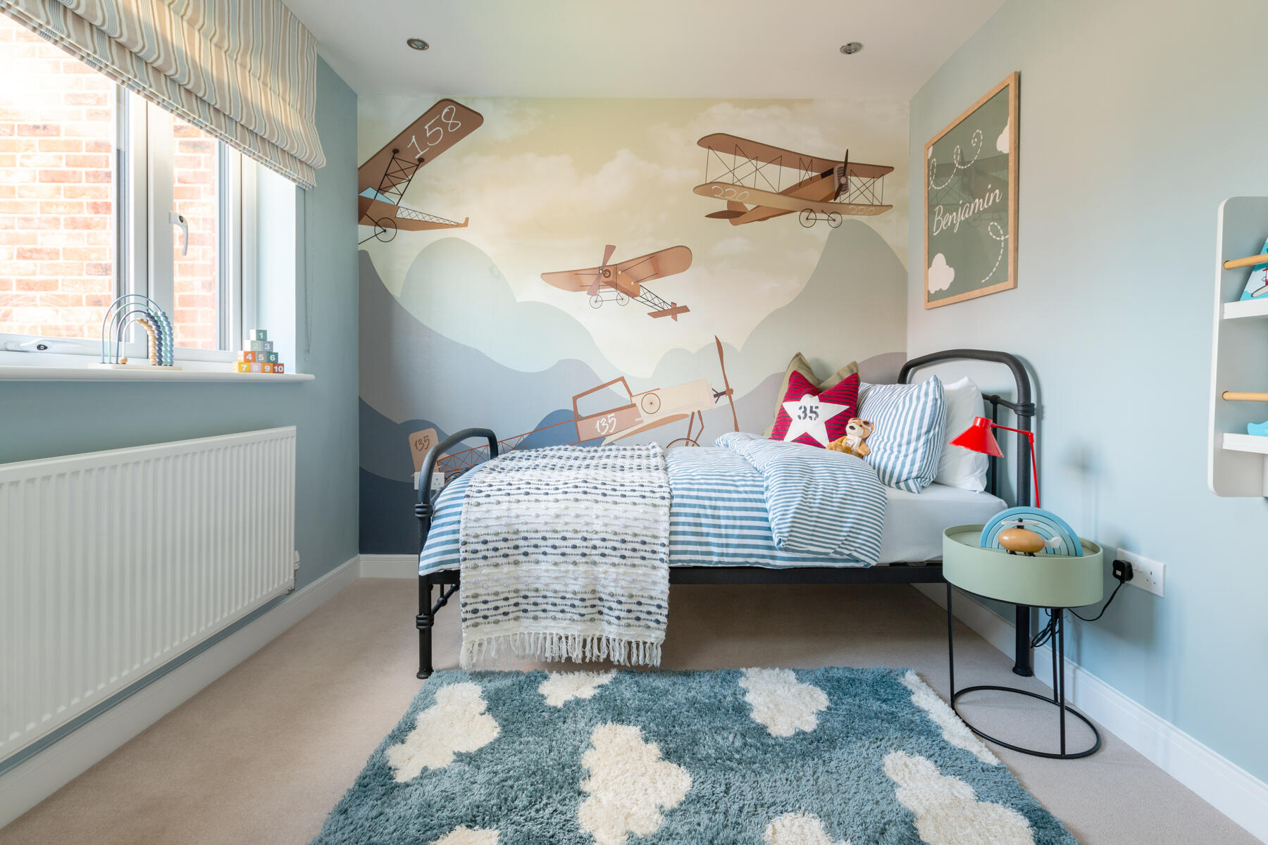 The third bedroom could also be used as a nursery or home office