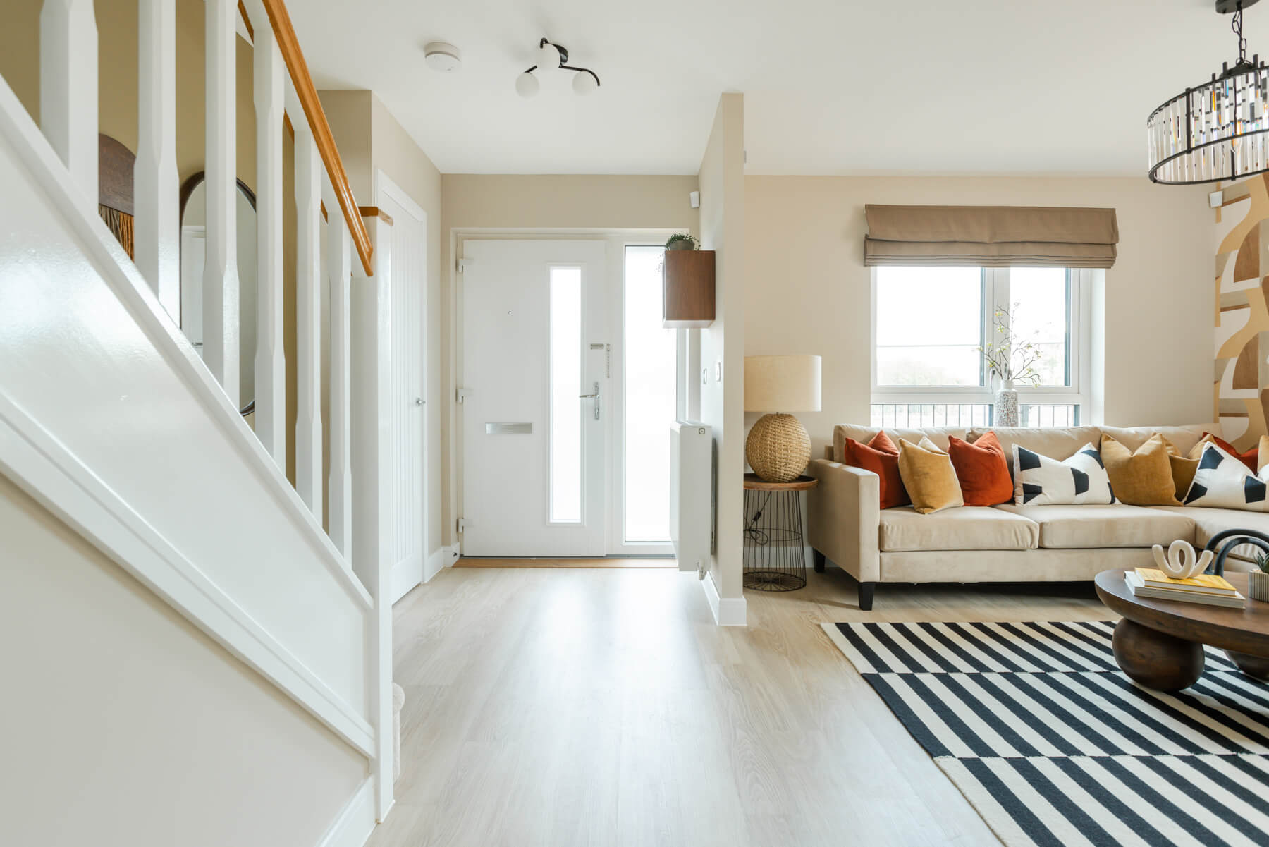 Hallway and lounge area