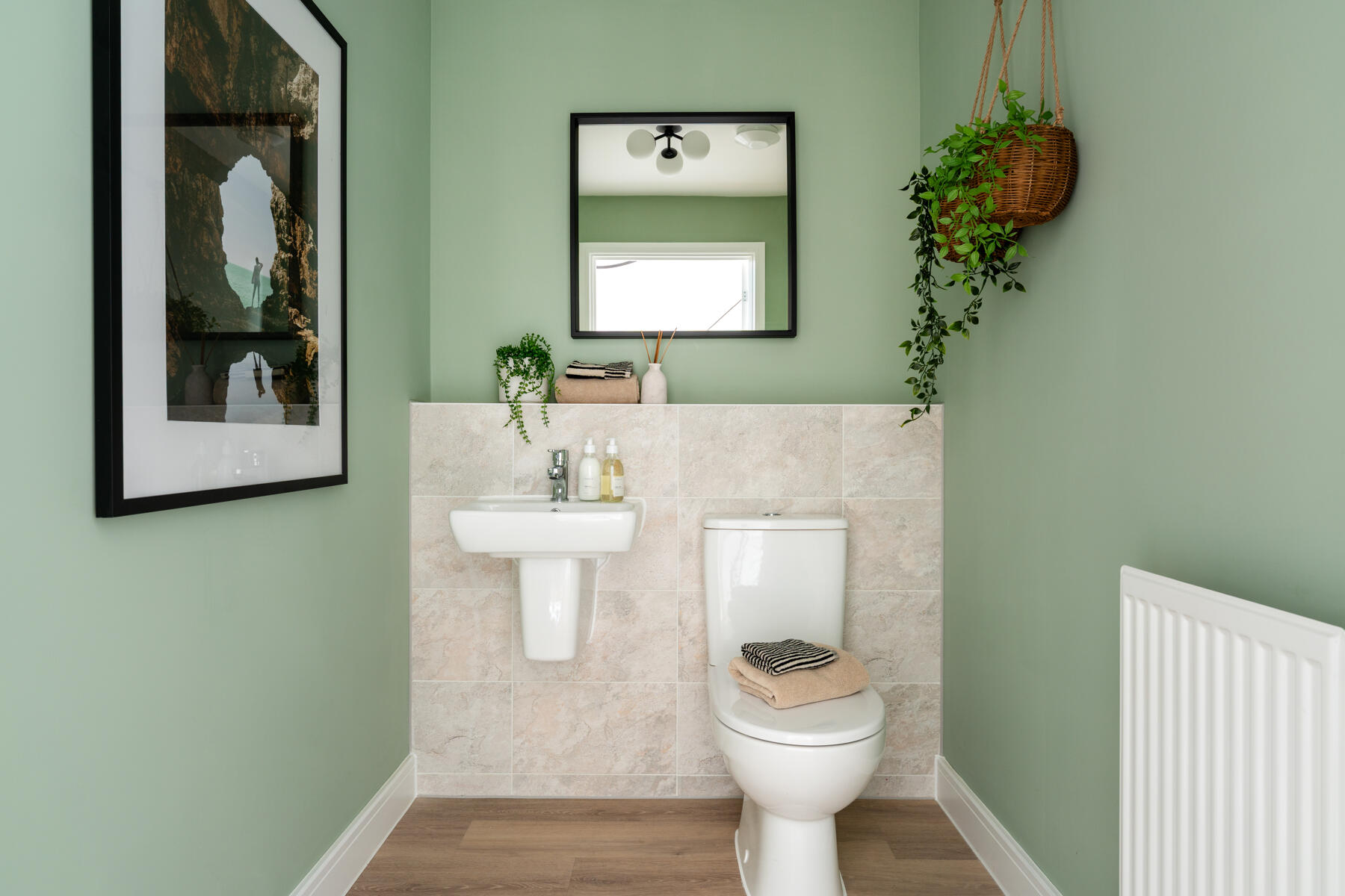 Eynsford example cloakroom