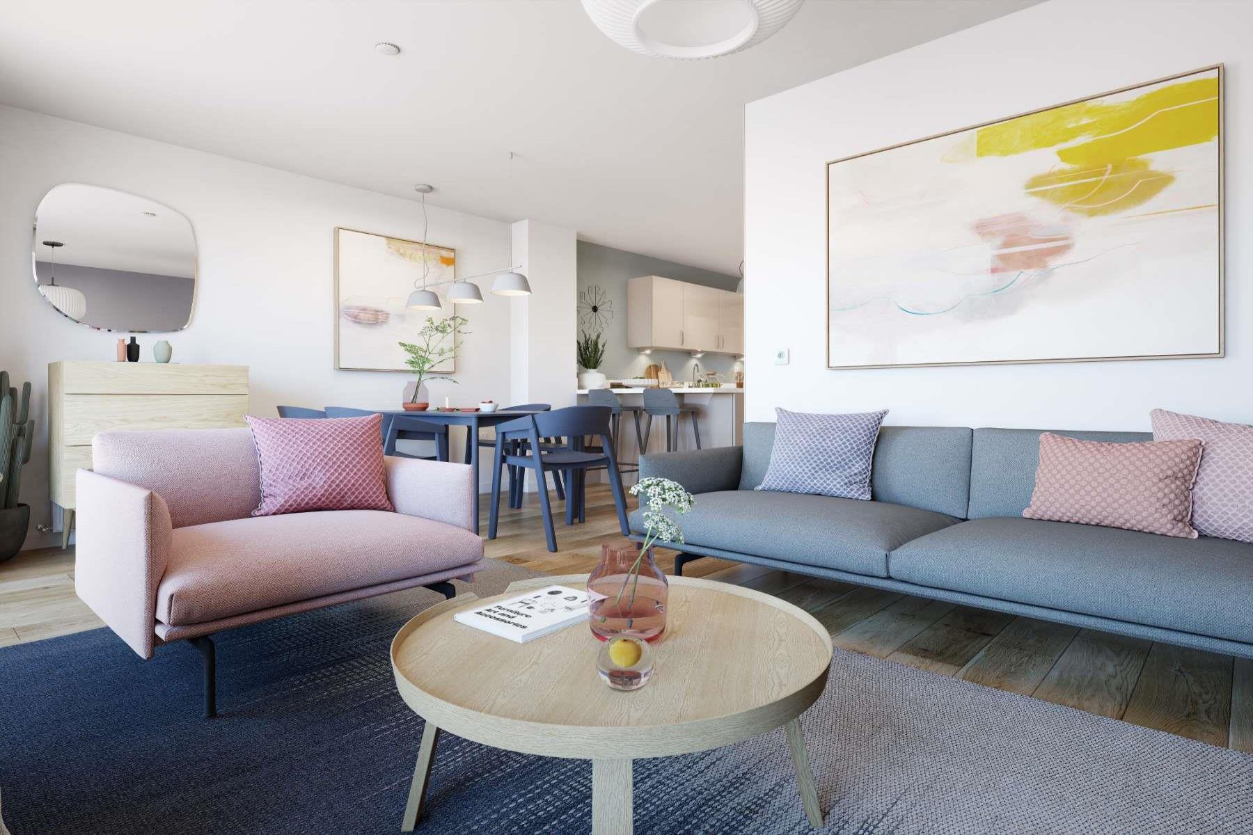 The Owlton example living room