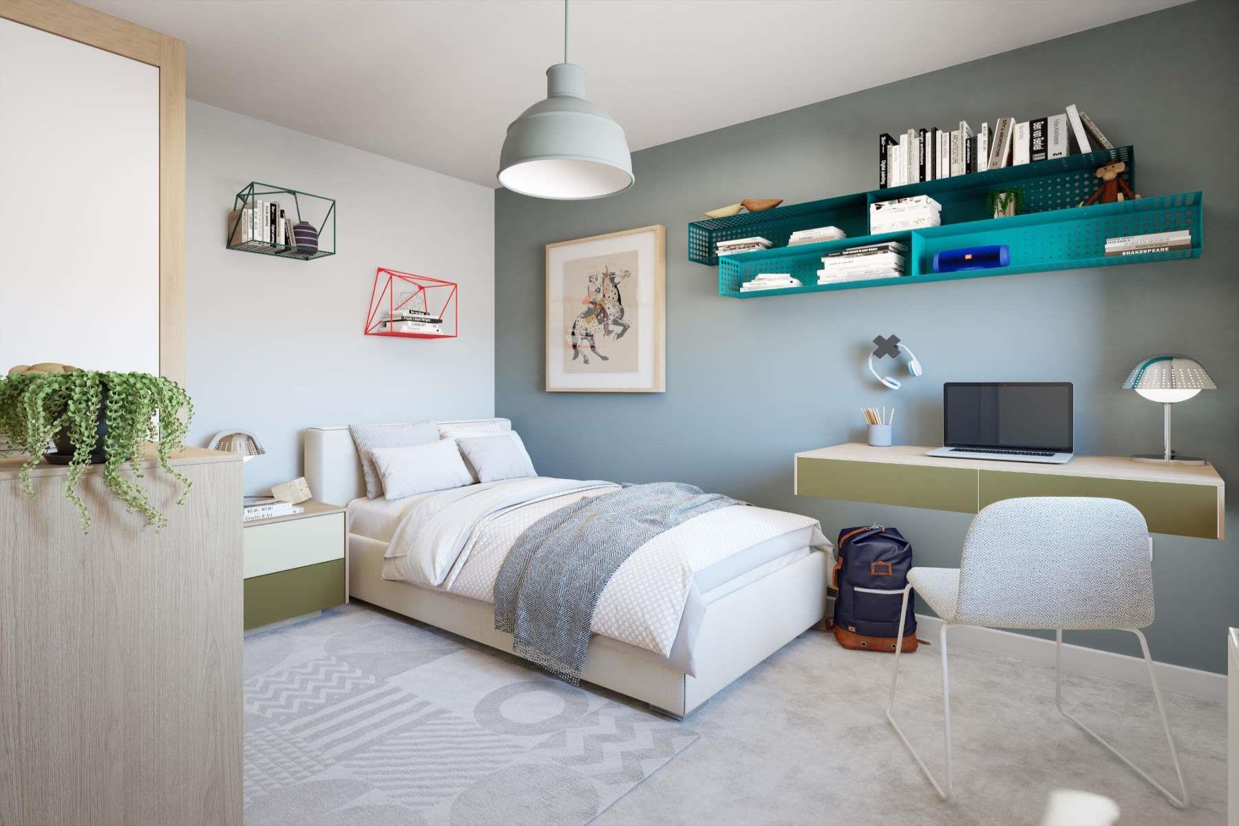 Bedroom 3, ideal as a single room or home office