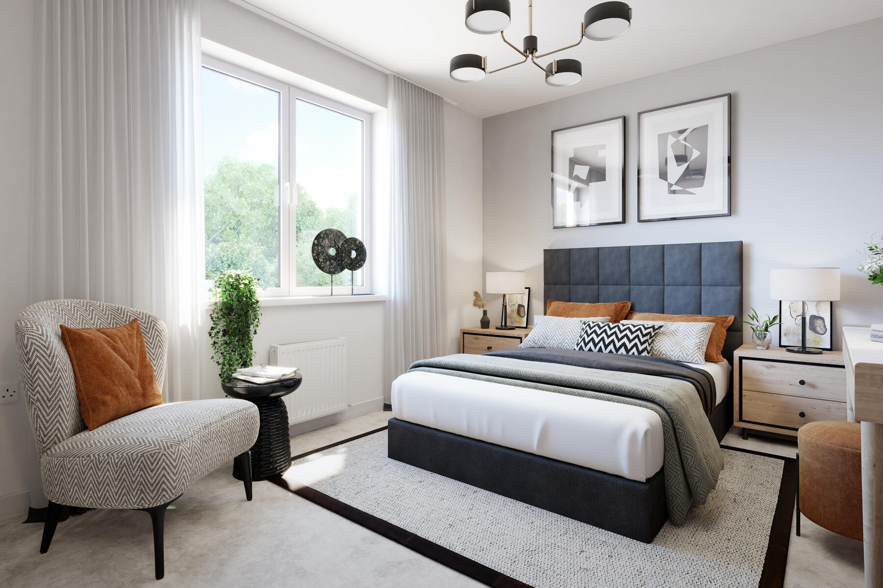 Bedroom 5 is perfect for having guests over to stay