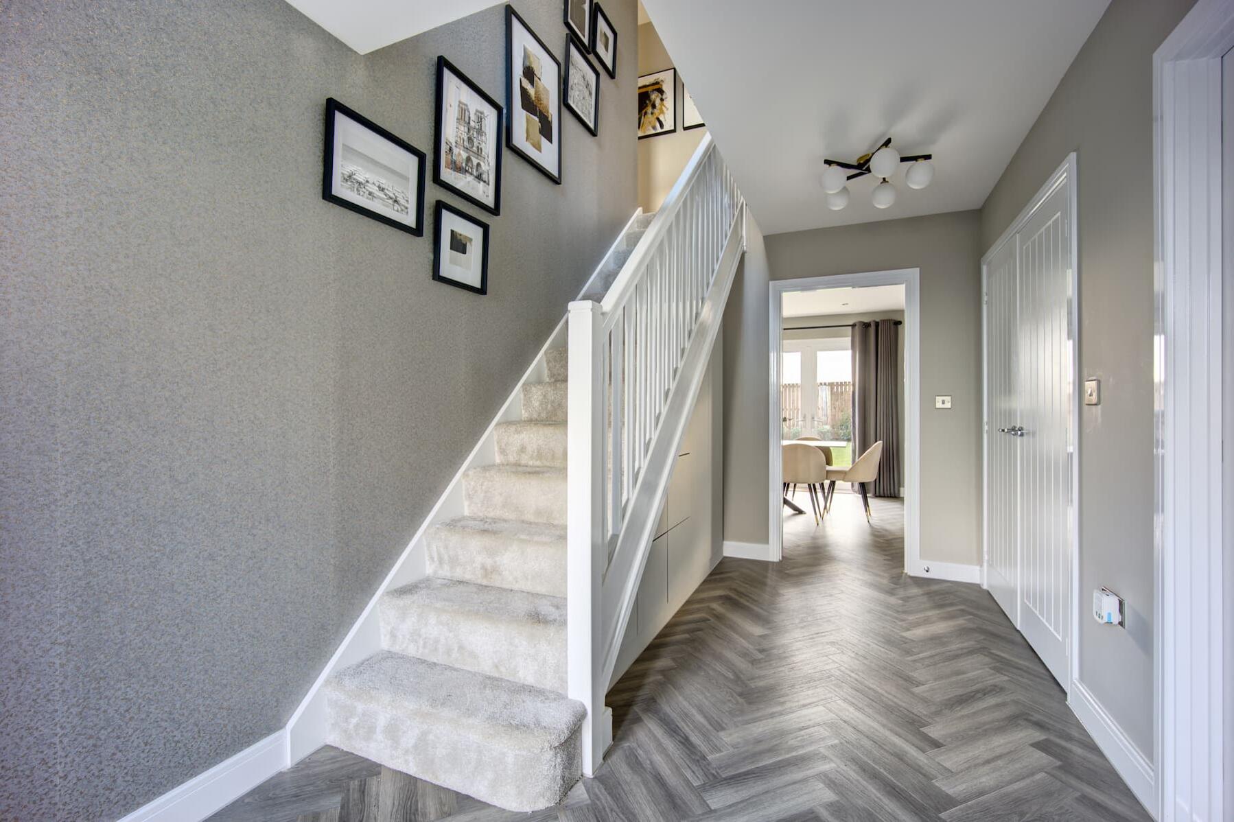 A welcoming & spacious hallway