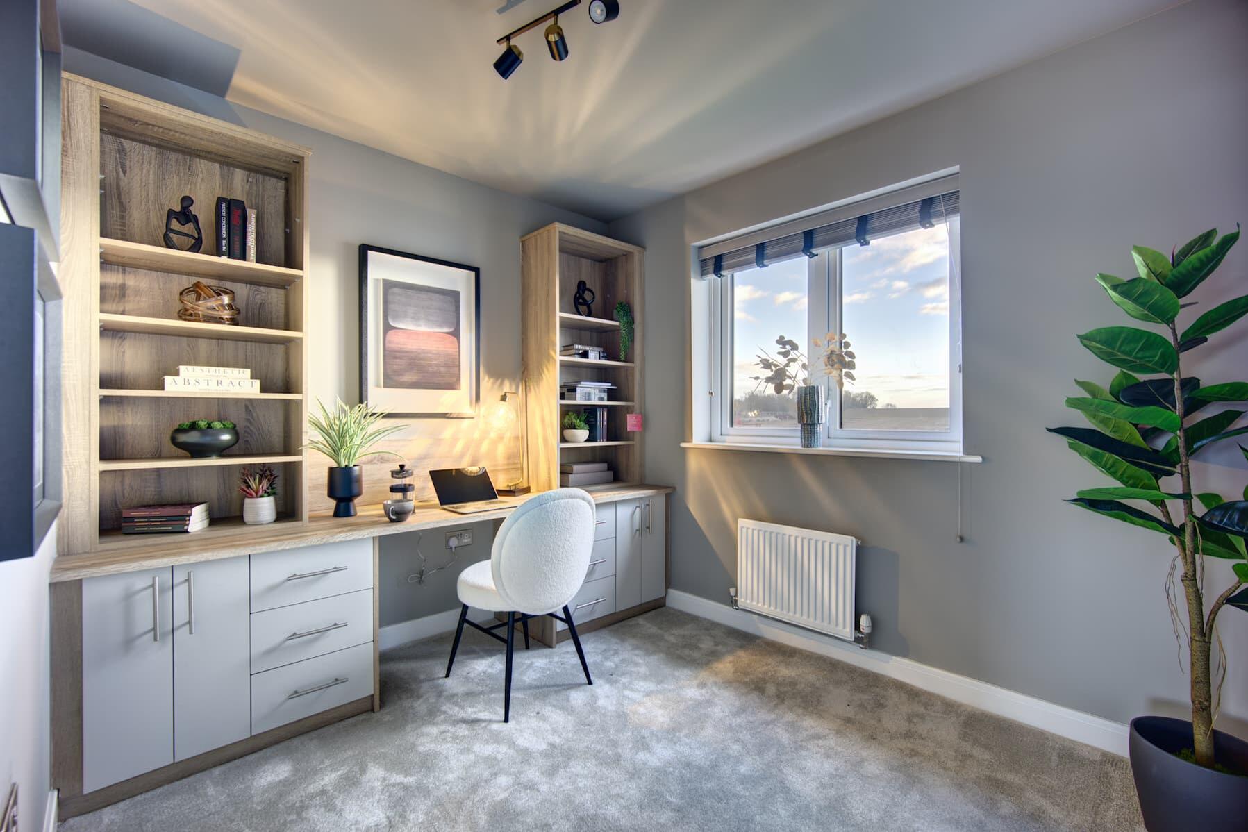 Bedroom 5 could also work well as a home office