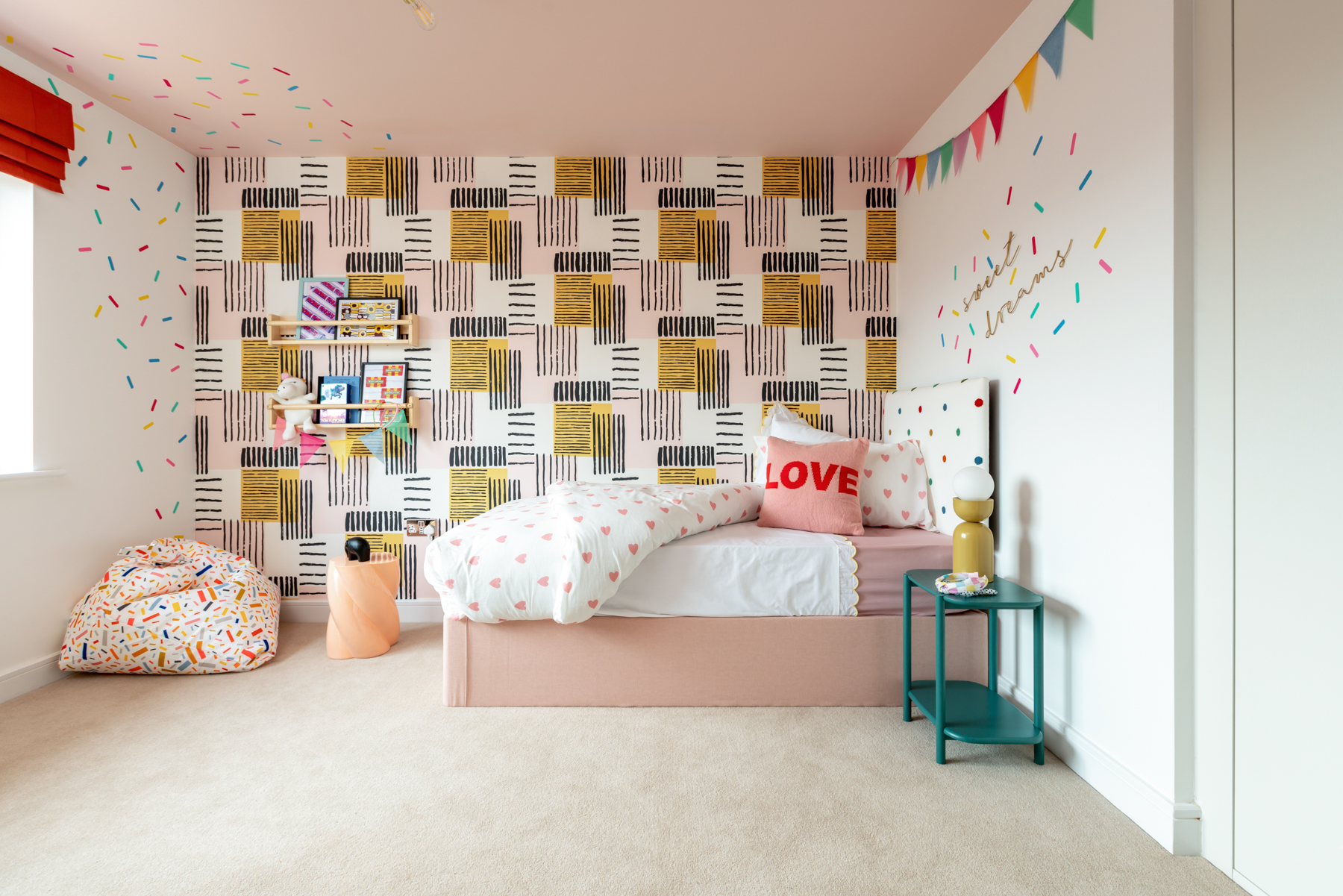 Bedroom three is perfect as a kids room