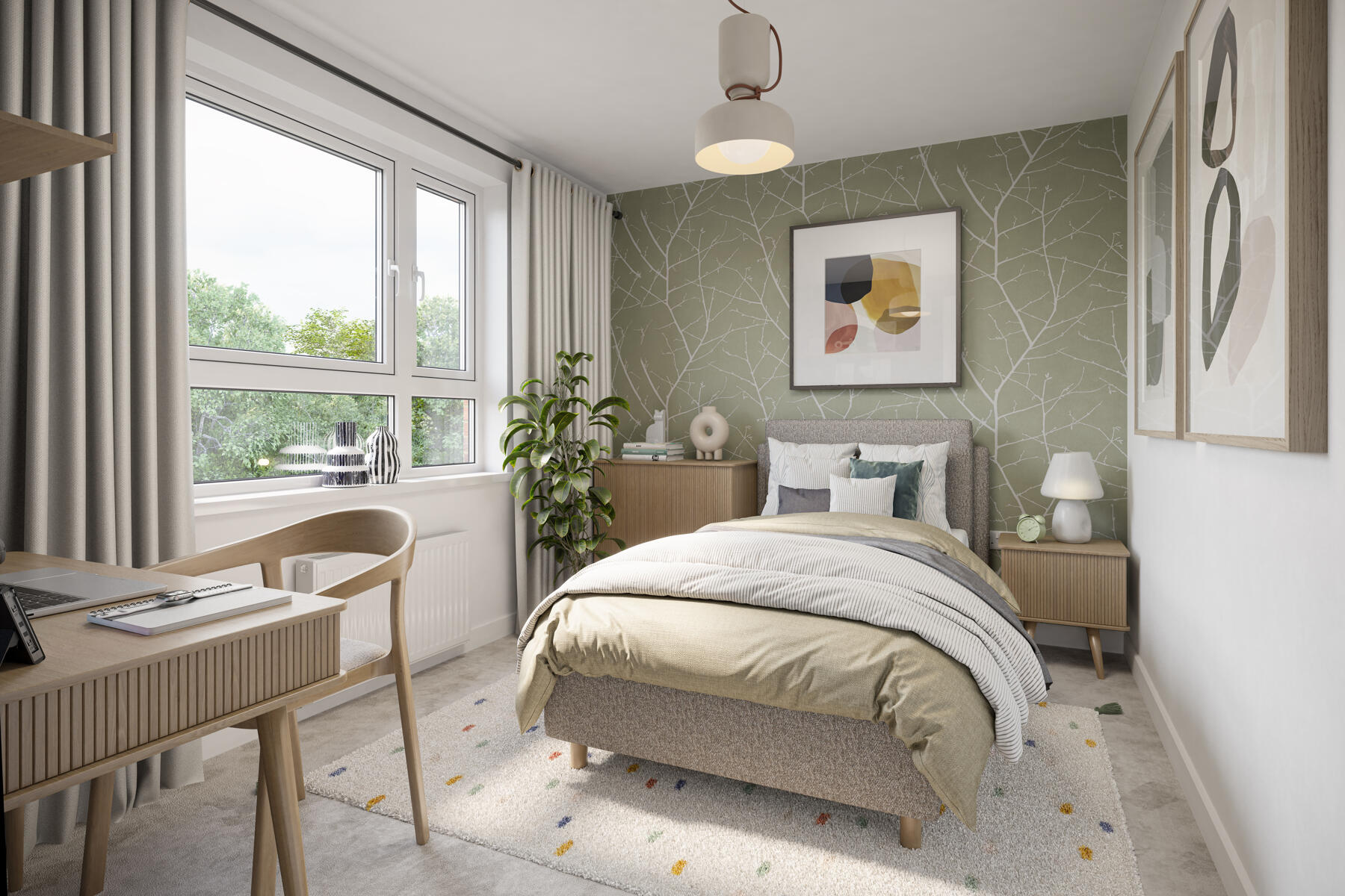 Bedroom 4 could be used as a nursery or play room