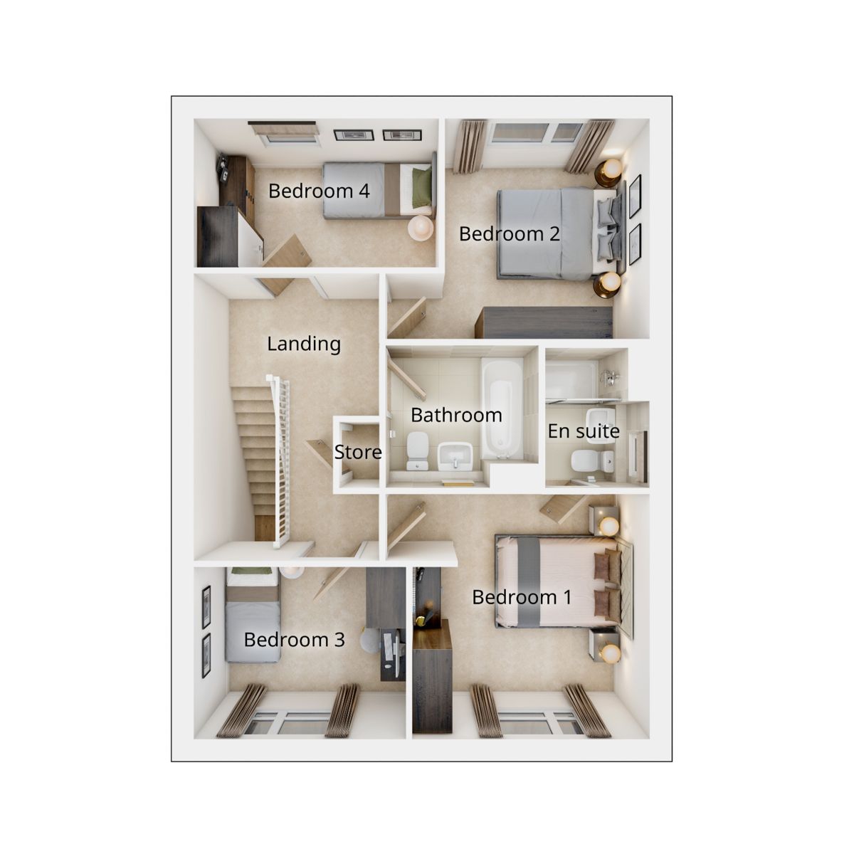 First Floor Layout of The Colford