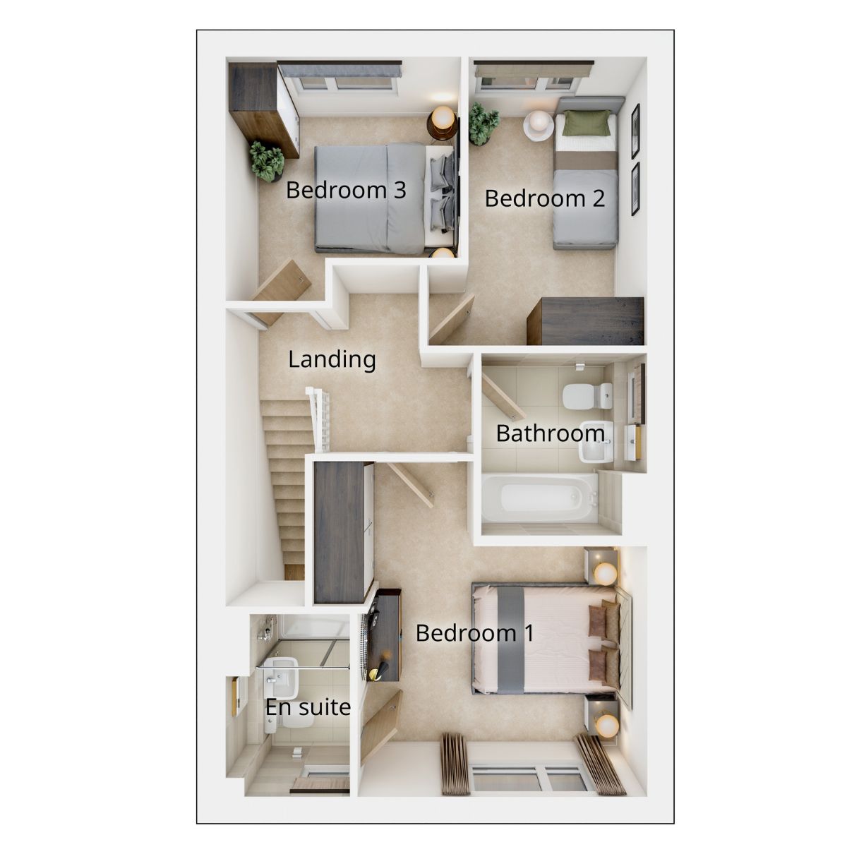 First Floor Layout of The Eynsford