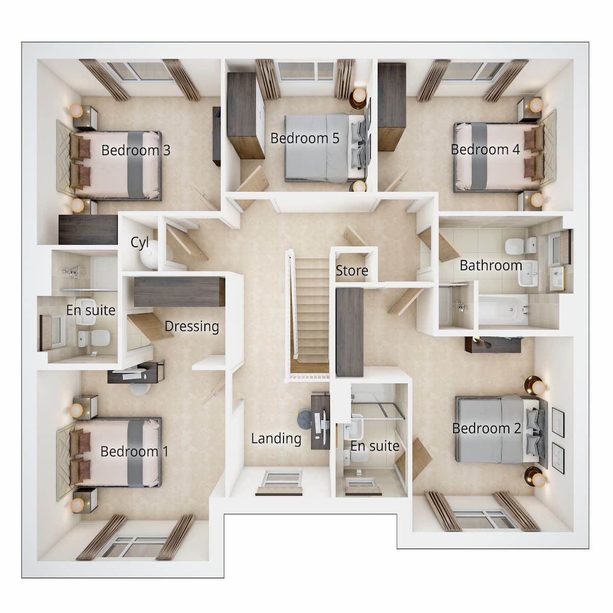 First Floor Layout of The Patterham