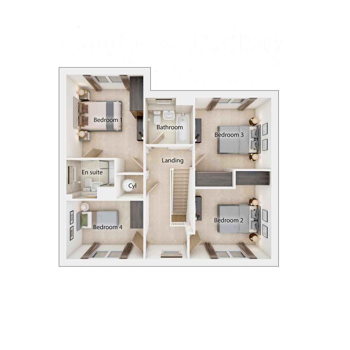 First Floor Layout of The Wansdale