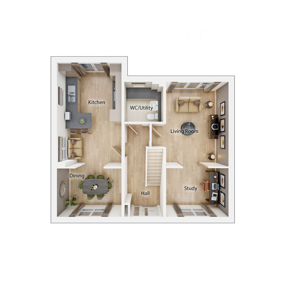 Ground Floor Layout of The Wansdale