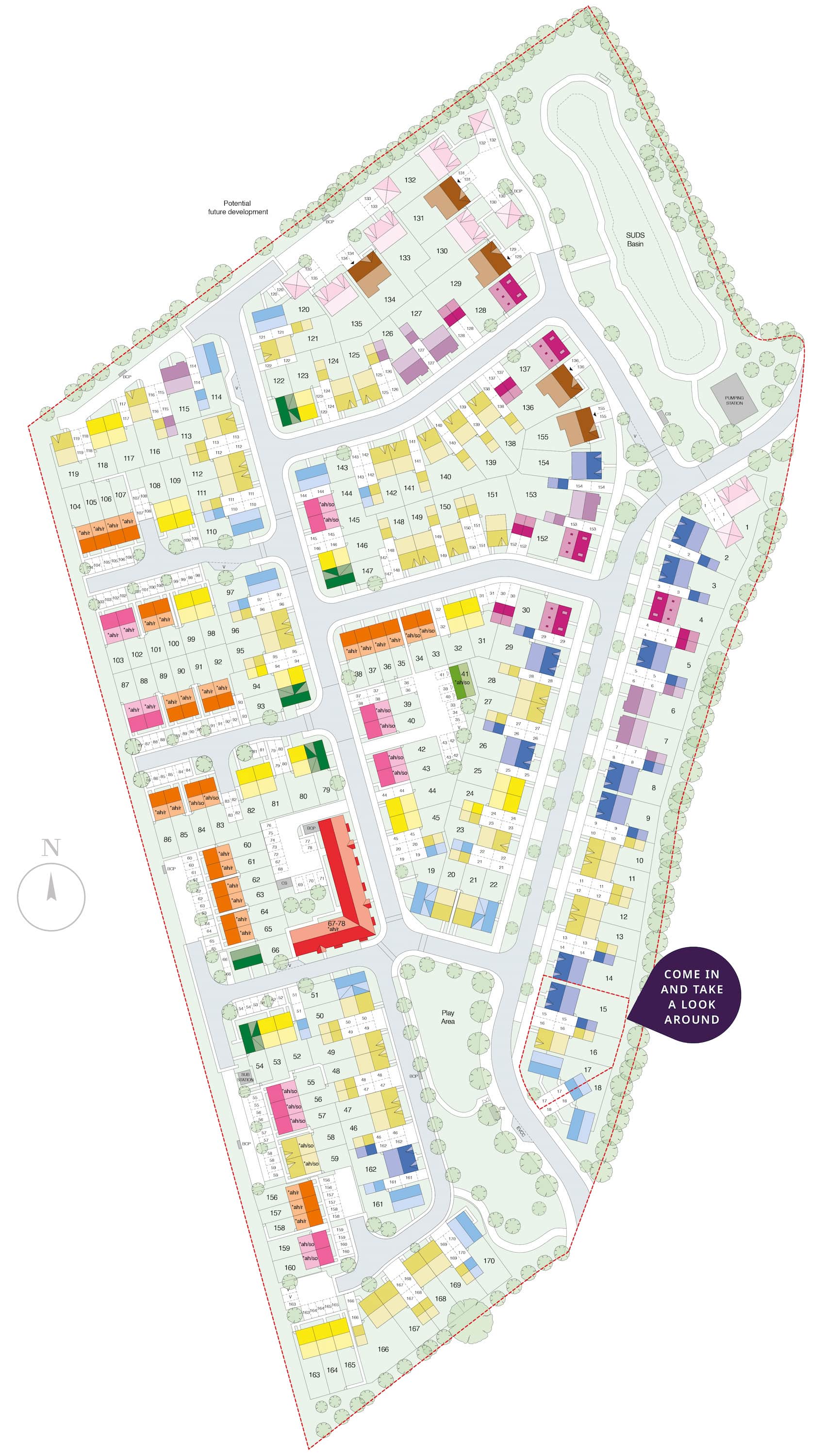 Site plan of Apsham Grange