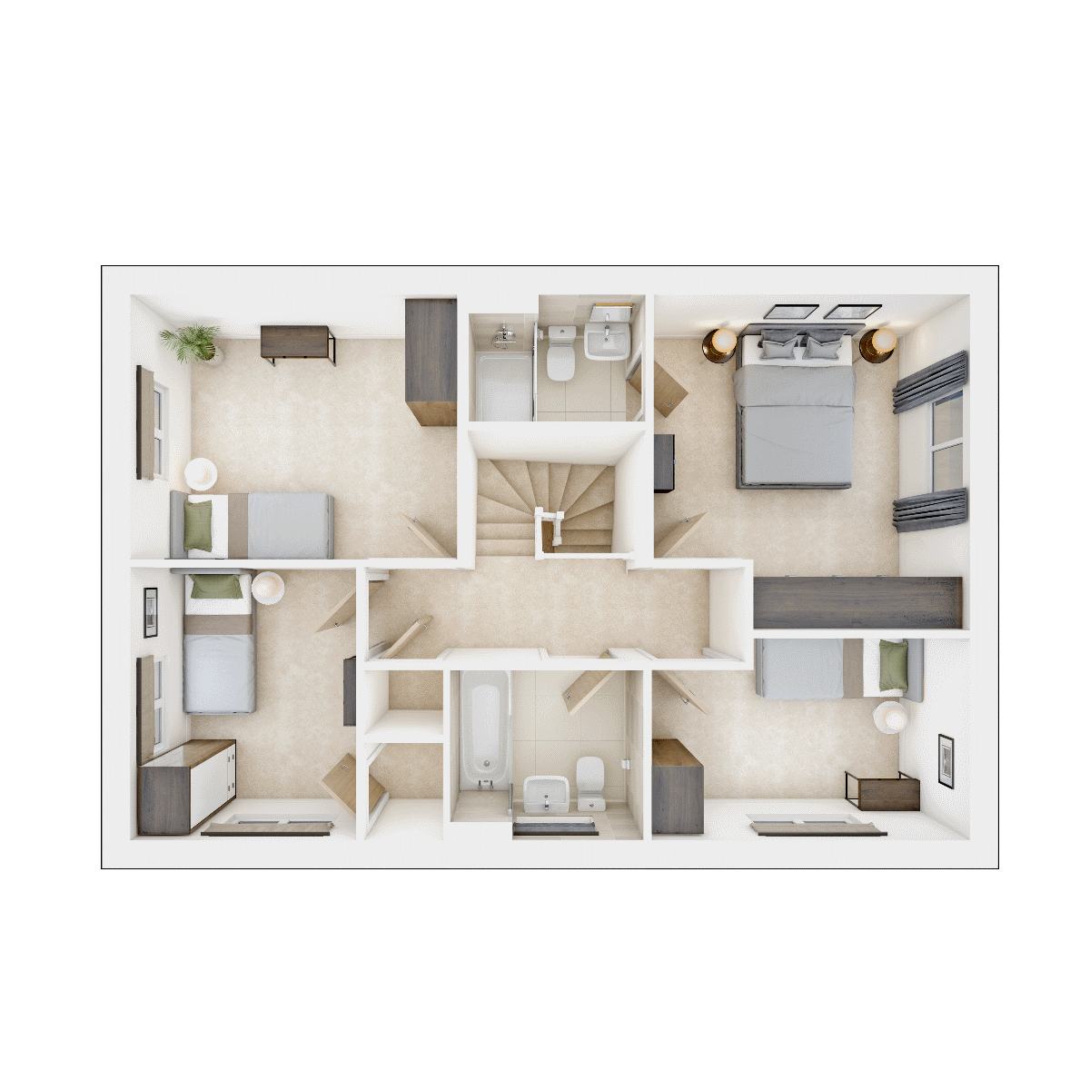 Trusdale First Floor Floorplan