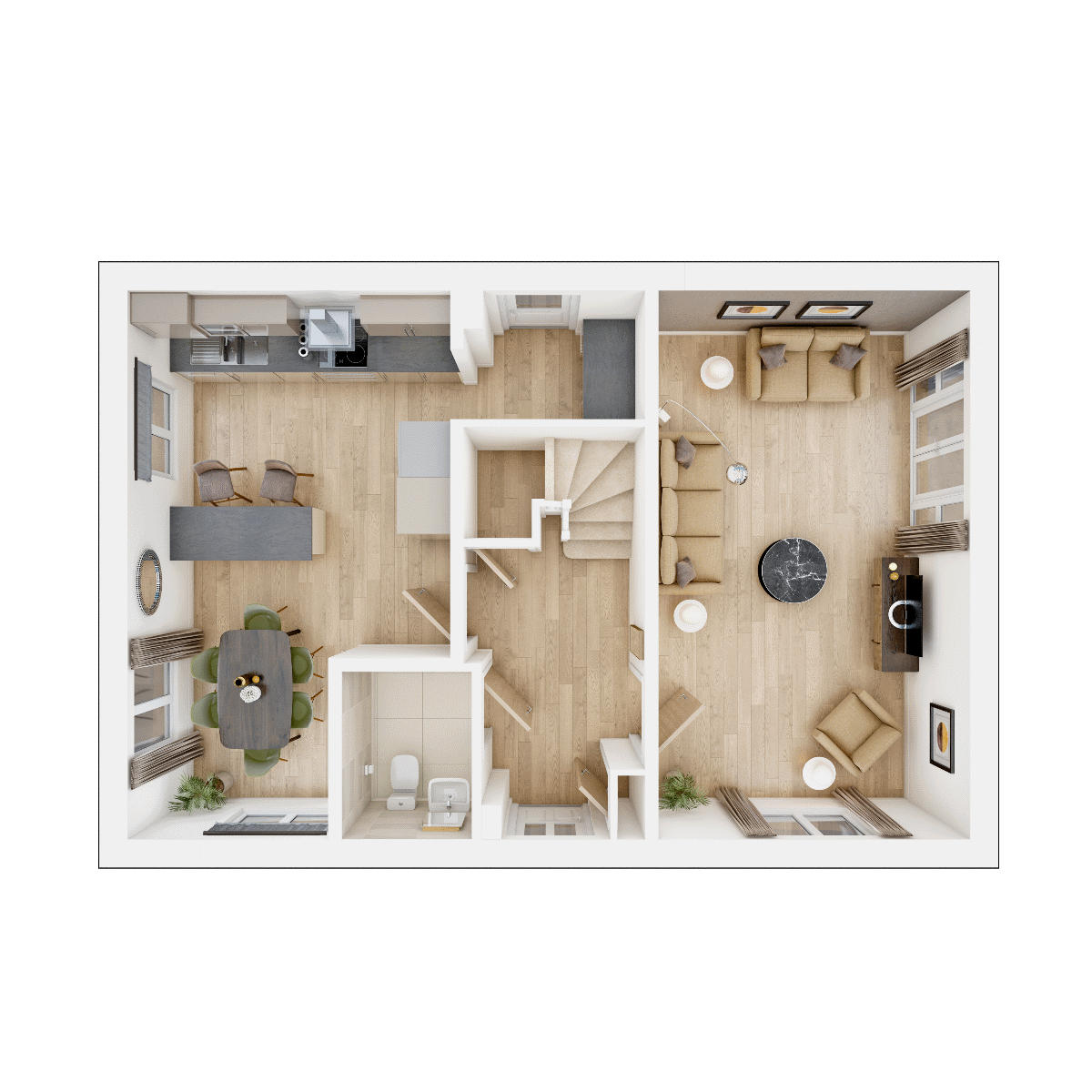 Trusdale Ground Floor Floorplan