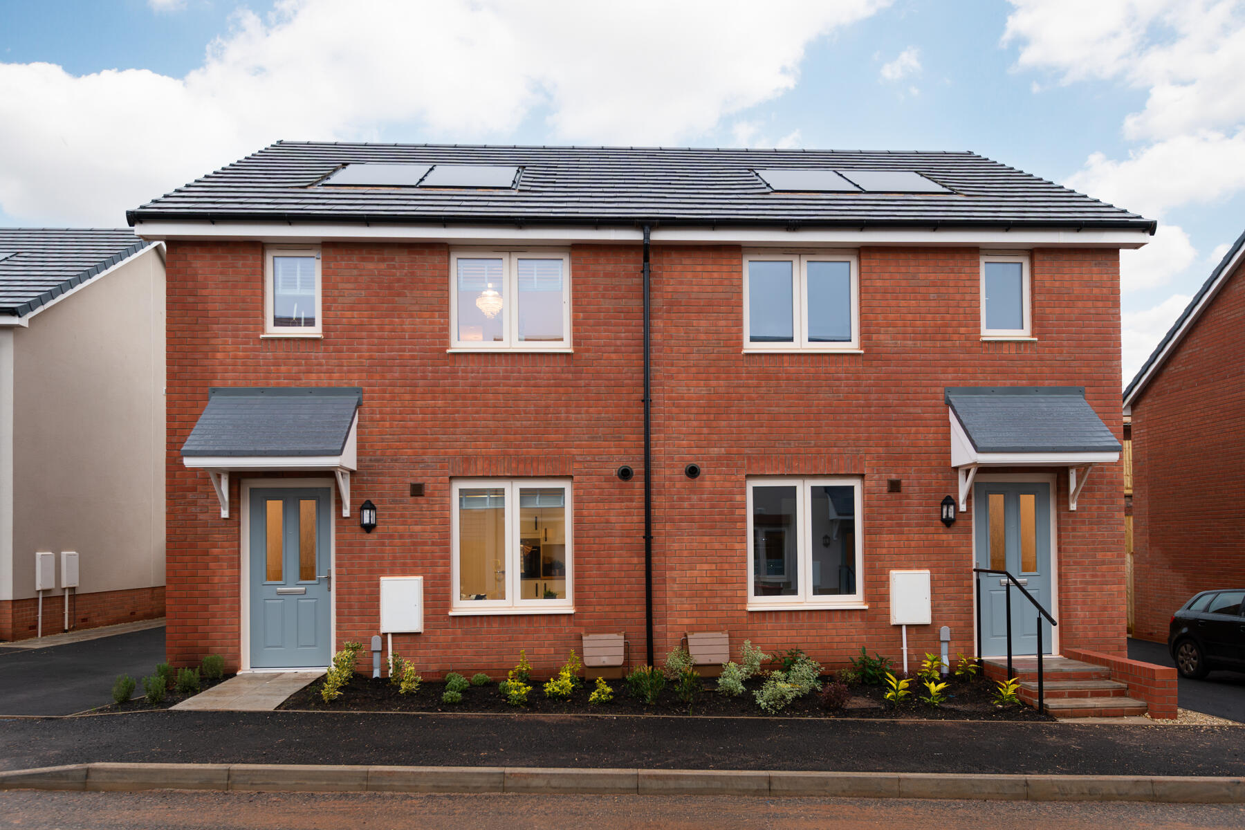The 3 bedroom Benford exterior at Brook Vale