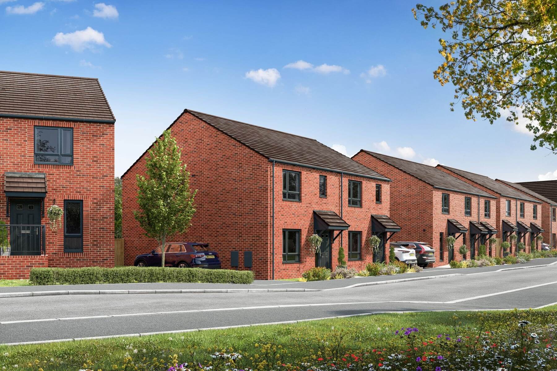 CGI Street Scene at Centurion Rise