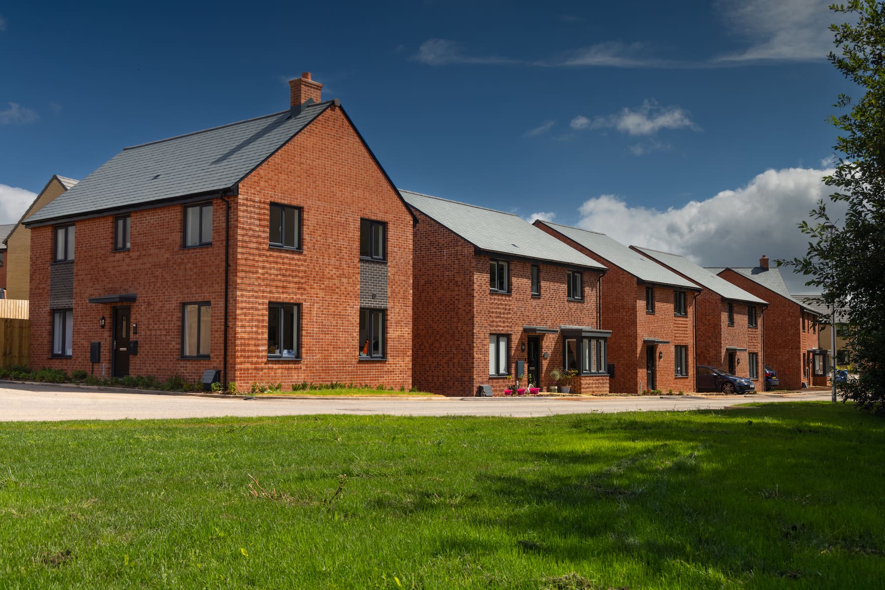 Street scene at Culm Valley Park